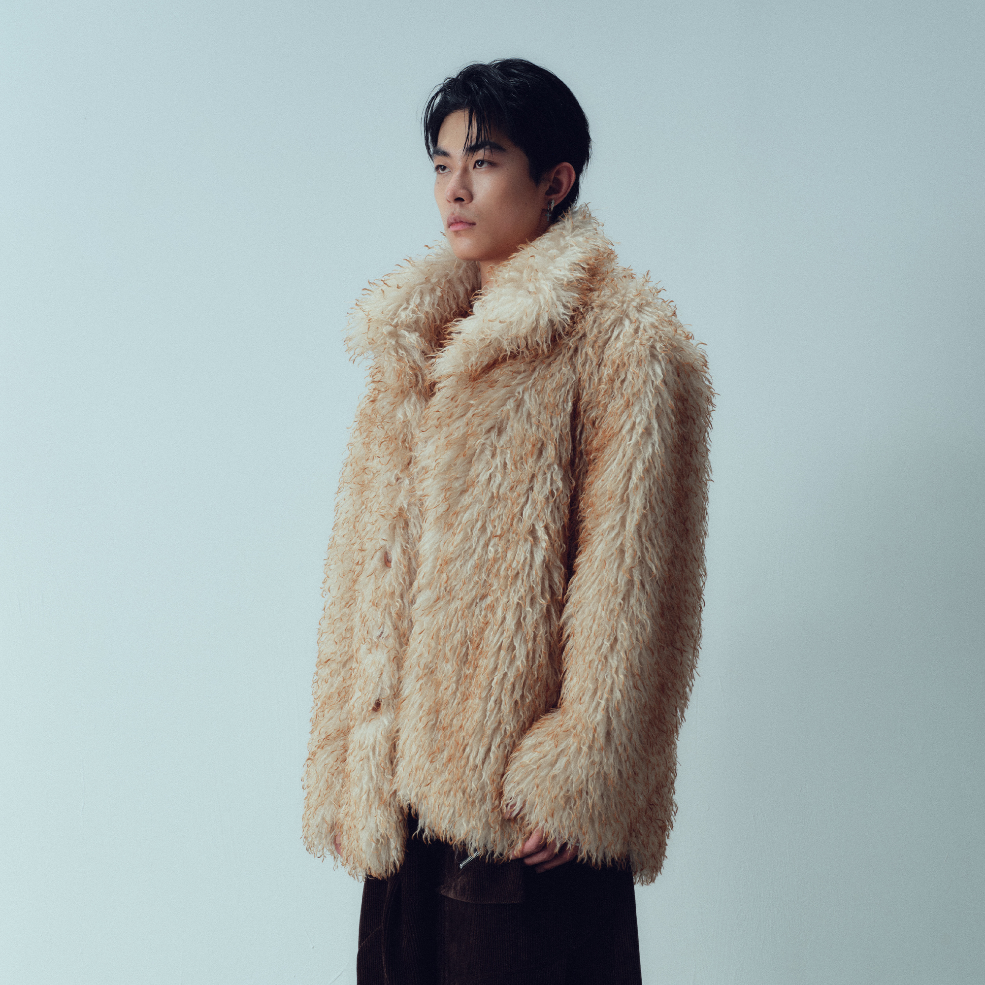 KADAKADA Ombre Faux Fur Jacket