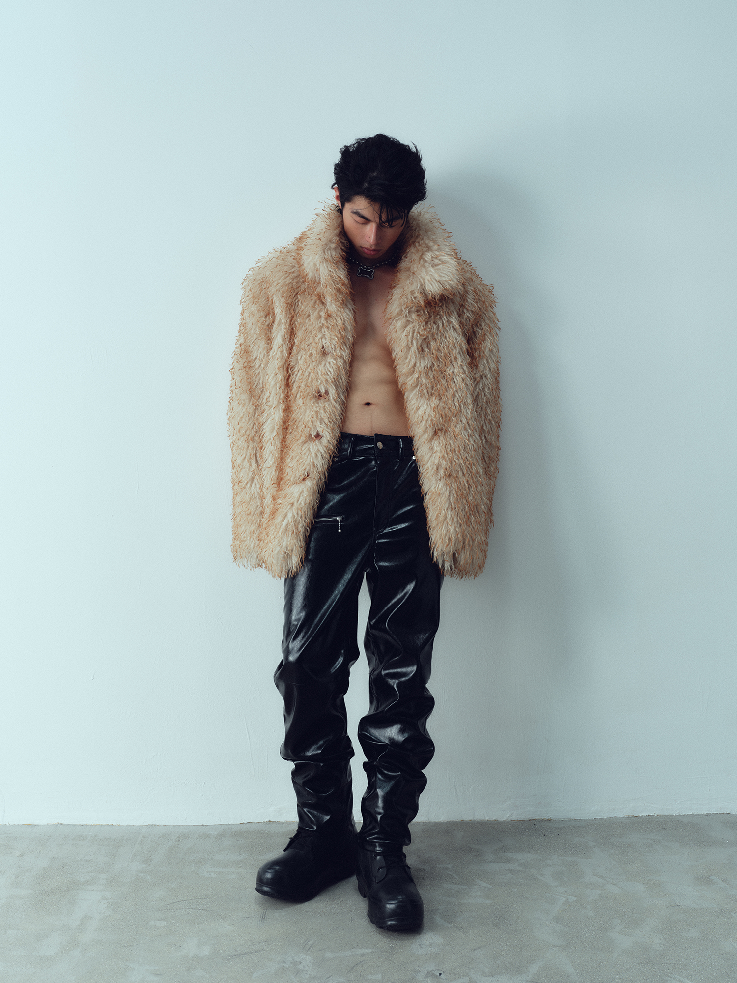 KADAKADA Ombre Faux Fur Jacket