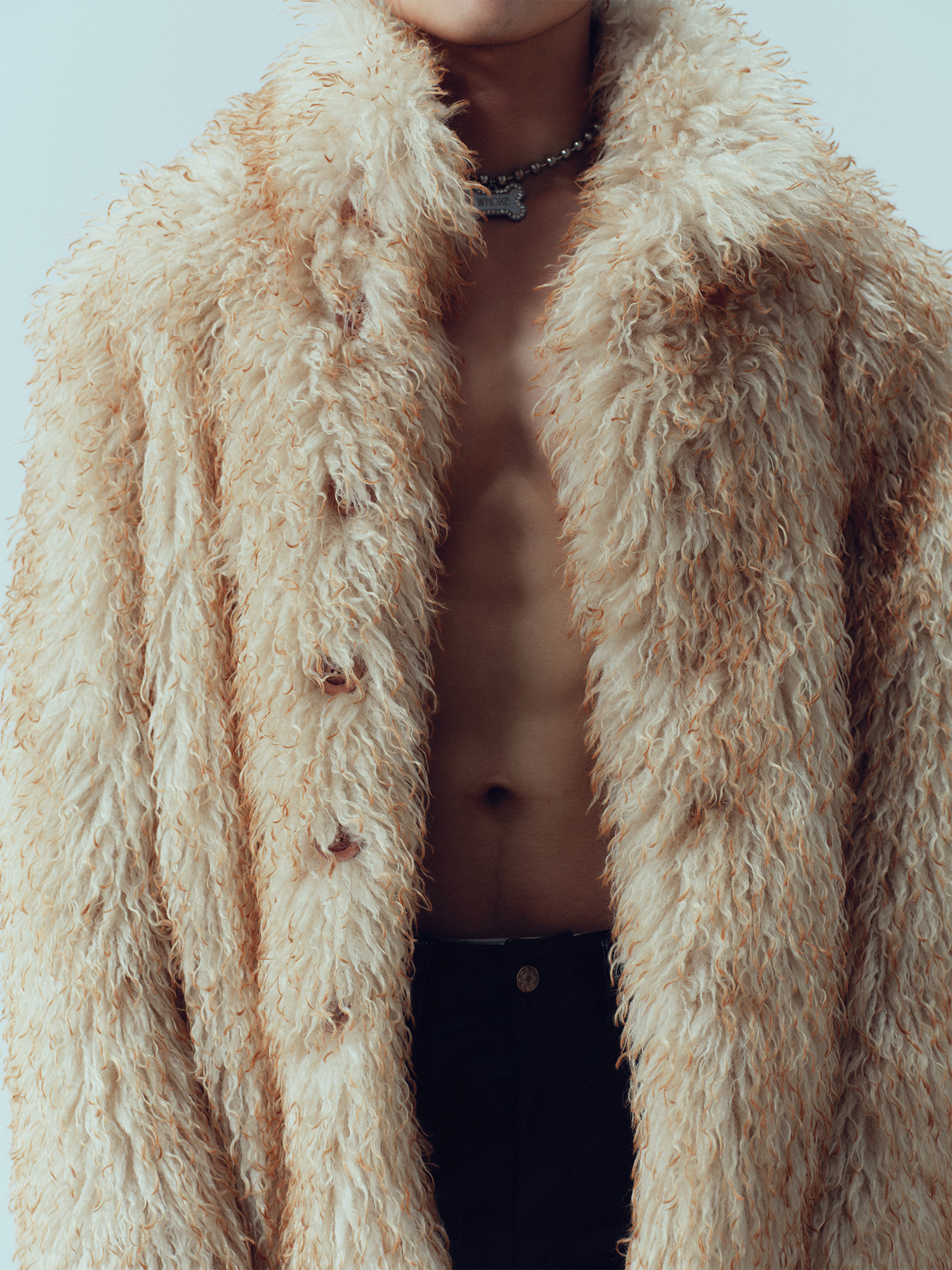 KADAKADA Ombre Faux Fur Jacket