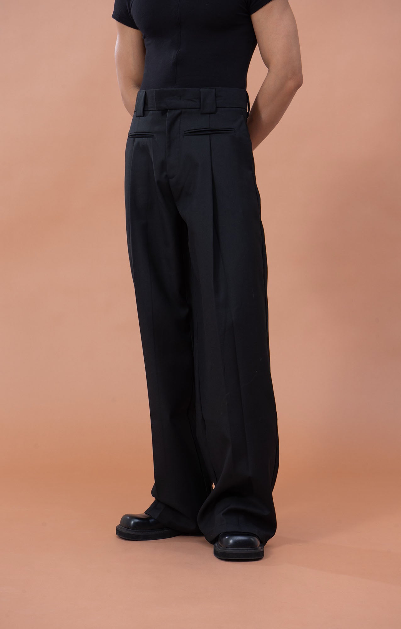 CLP Classic High-Waist Straight-Leg Pants