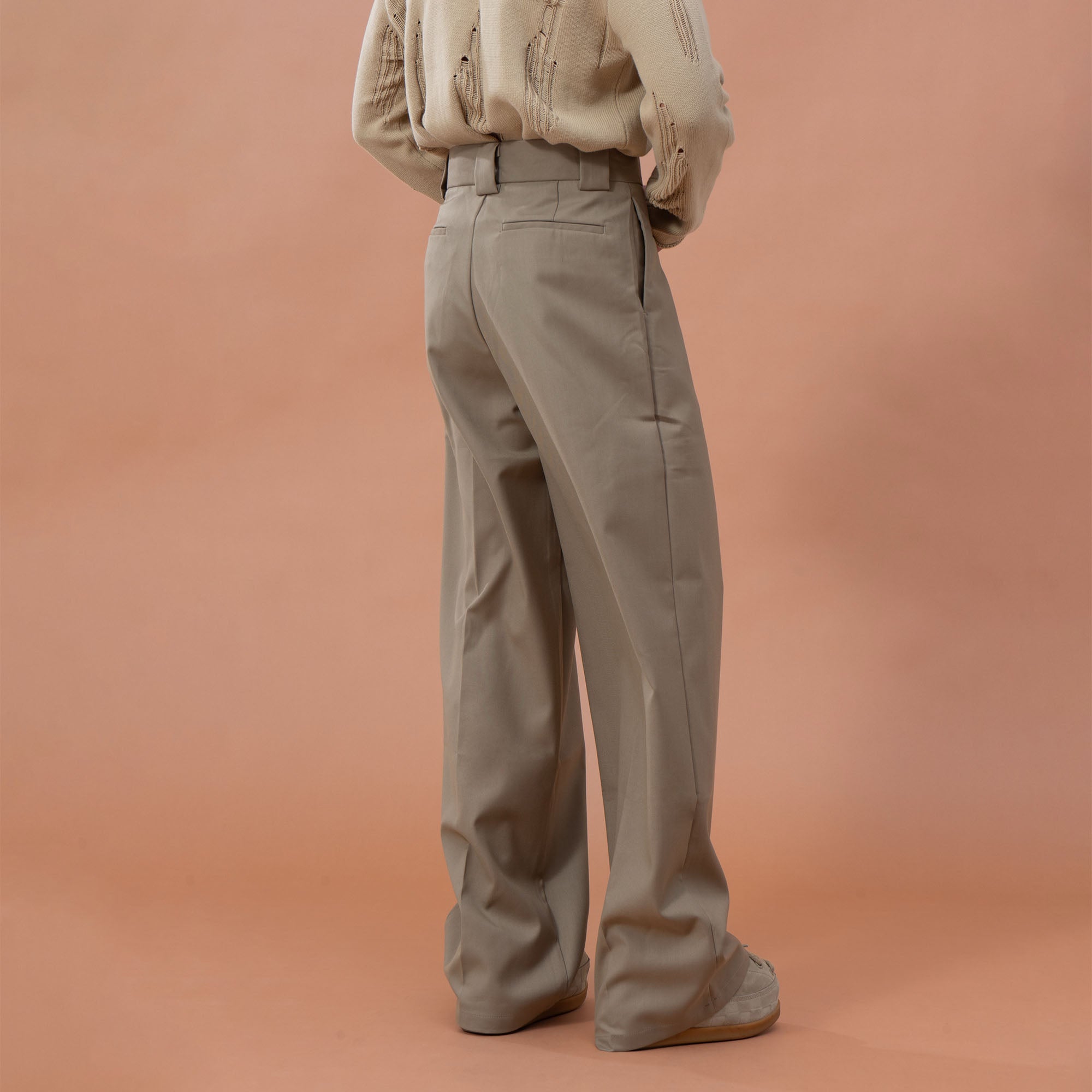 CLP Classic High-Waist Straight-Leg Pants