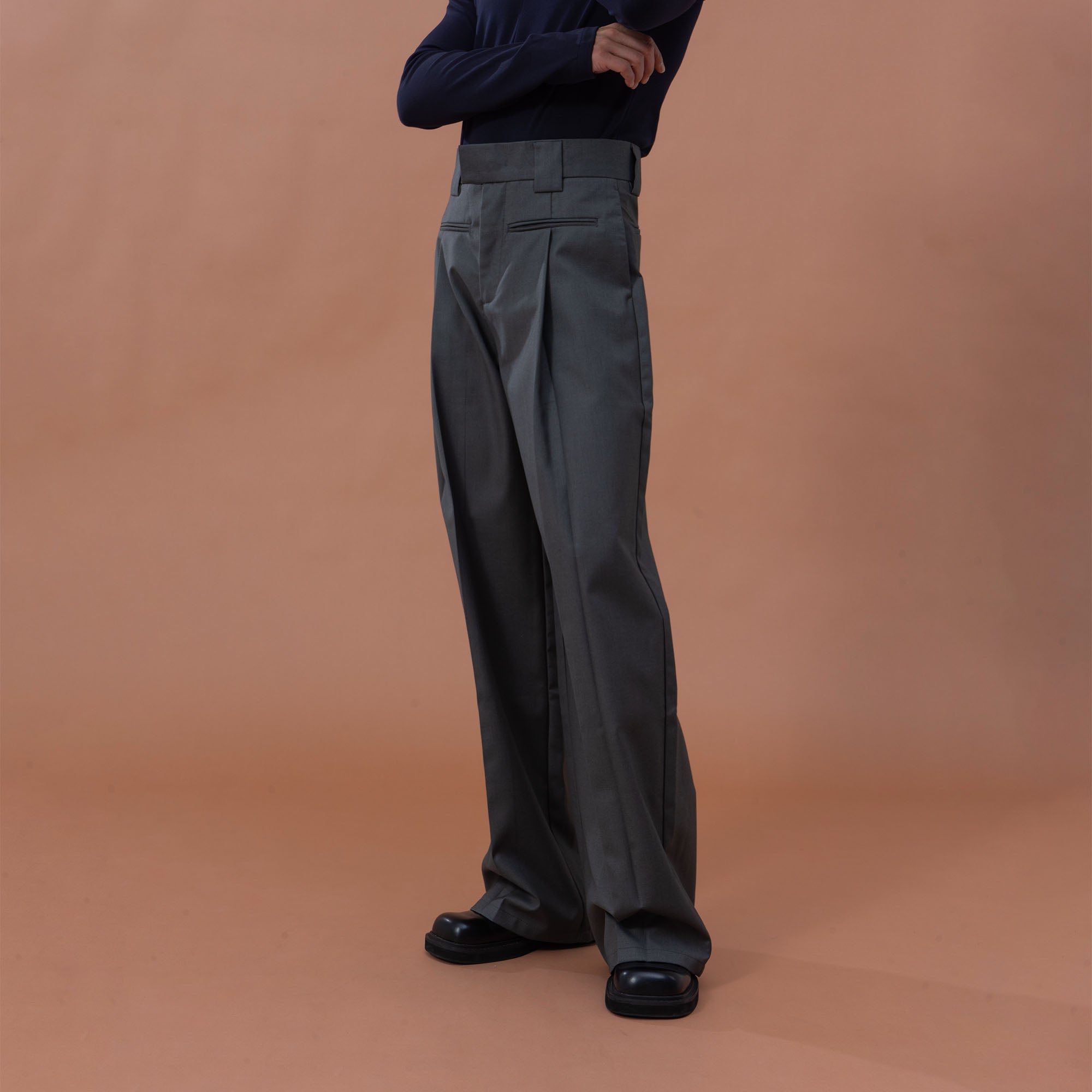 CLP Classic High-Waist Straight-Leg Pants