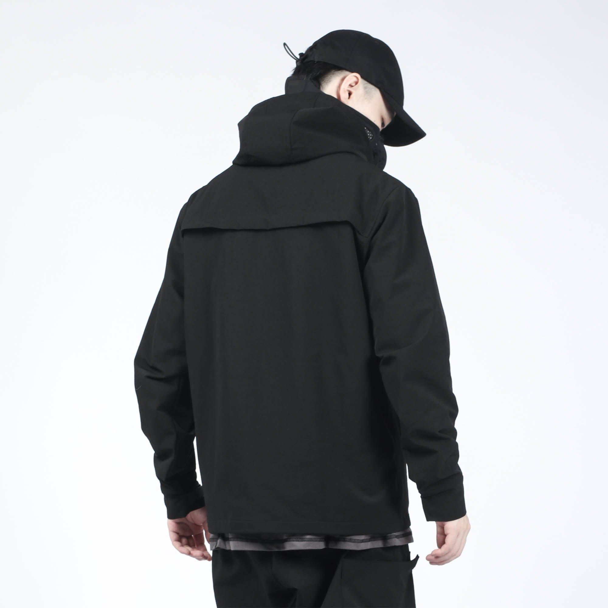 SILENSTORM Asymmetrical Multi-Zip Hooded Jacket, premium urban and streetwear designers apparel on PROJECTISR.com, SILENSTORM