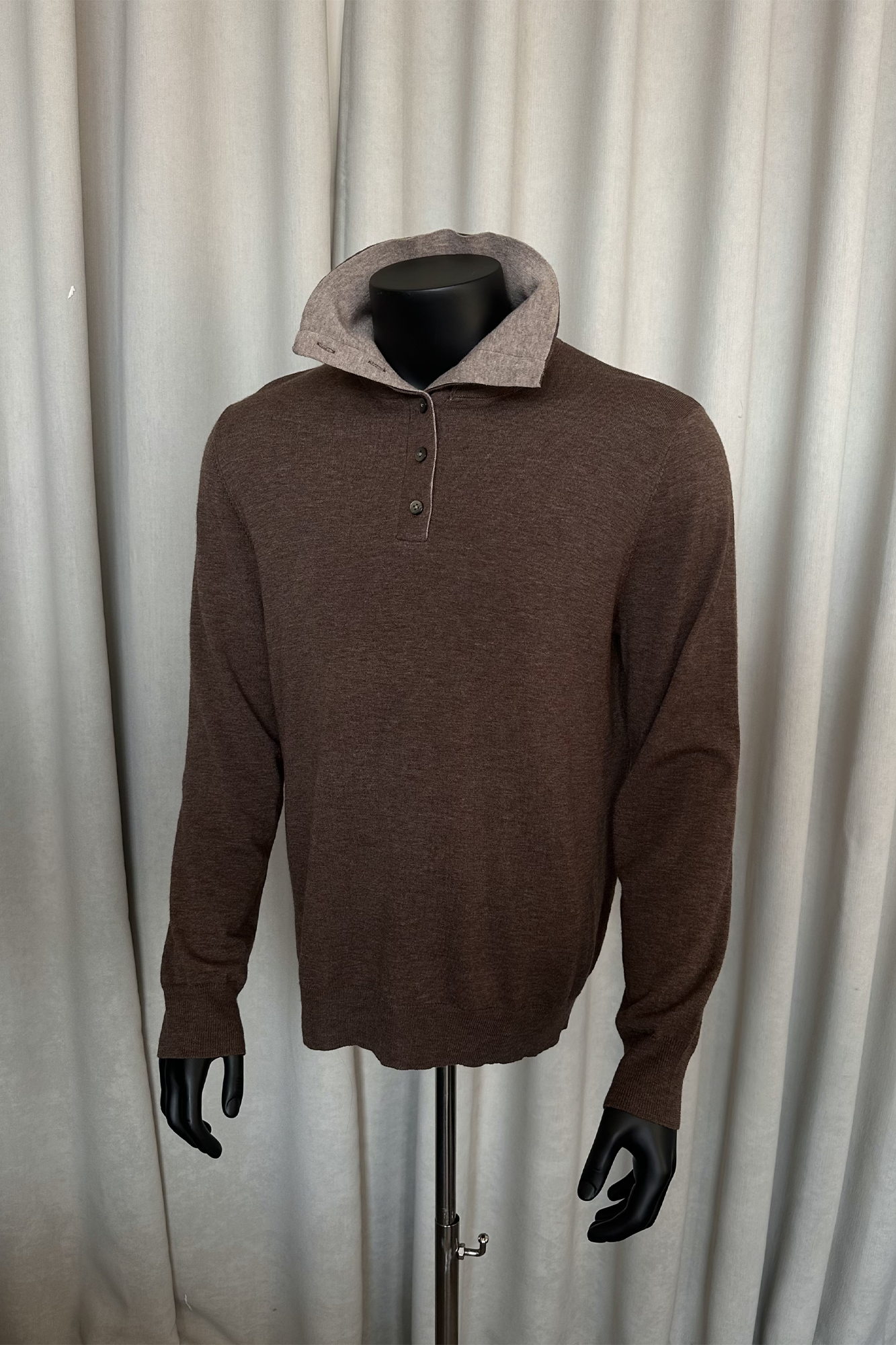 KREATE Double-Collar Wool-Blend Knit Polo, premium urban and streetwear designers apparel on PROJECTISR.com, KREATE
