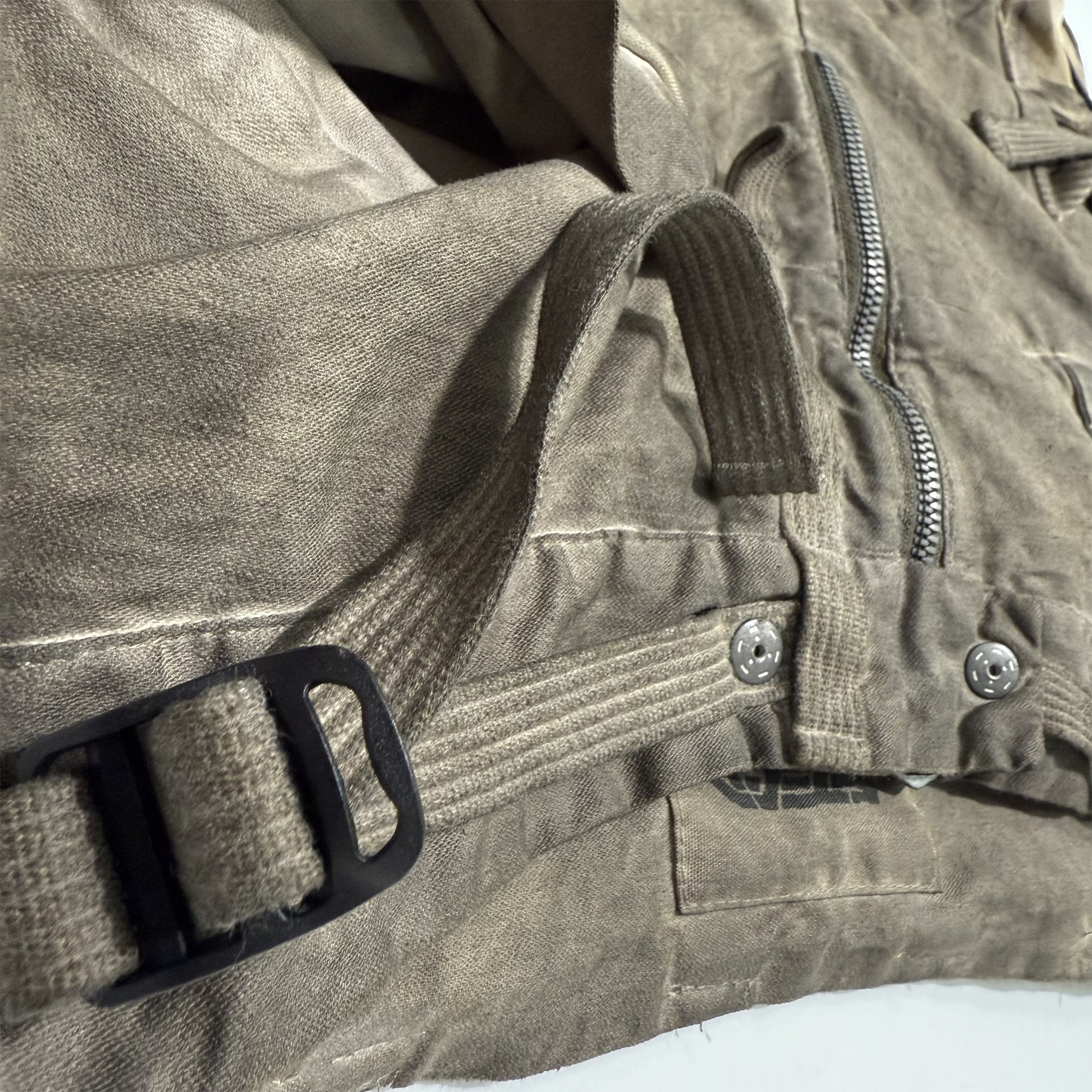 STEAM Washed Multi-Pocket Detachable Waist Bag Cargo Pants