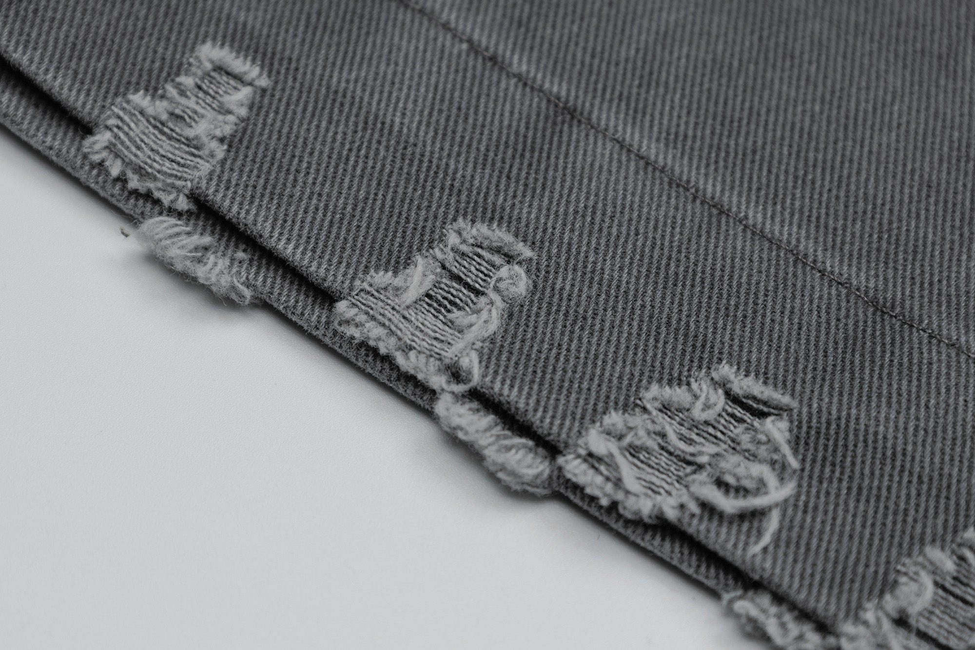 OVDY Layered-Waist Distressed Straight-Leg Pants, premium urban and streetwear designers apparel on PROJECTISR.com, OVDY