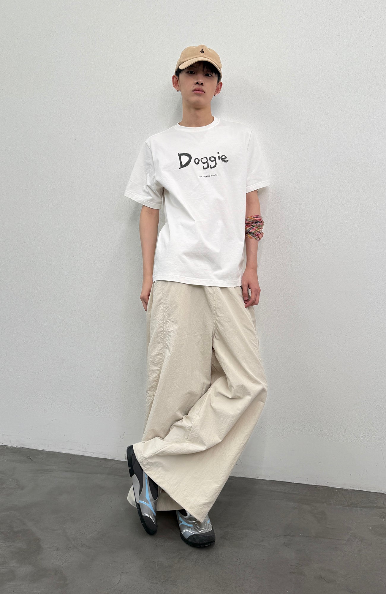 ROARINGWILD A ARCH Quick-Dry Wide-Leg Parachute Pants