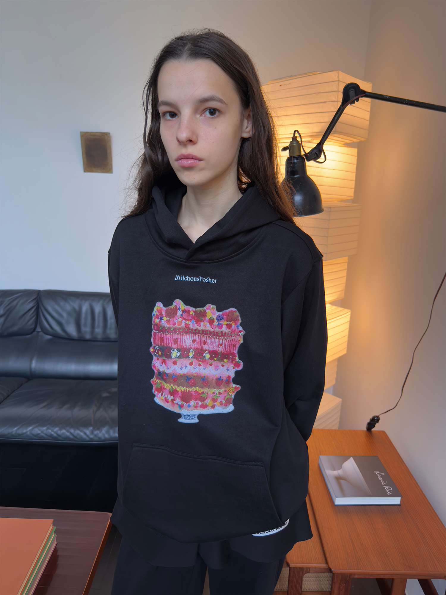 MIICHOUS Cake Graphic Oversized Hoodie
