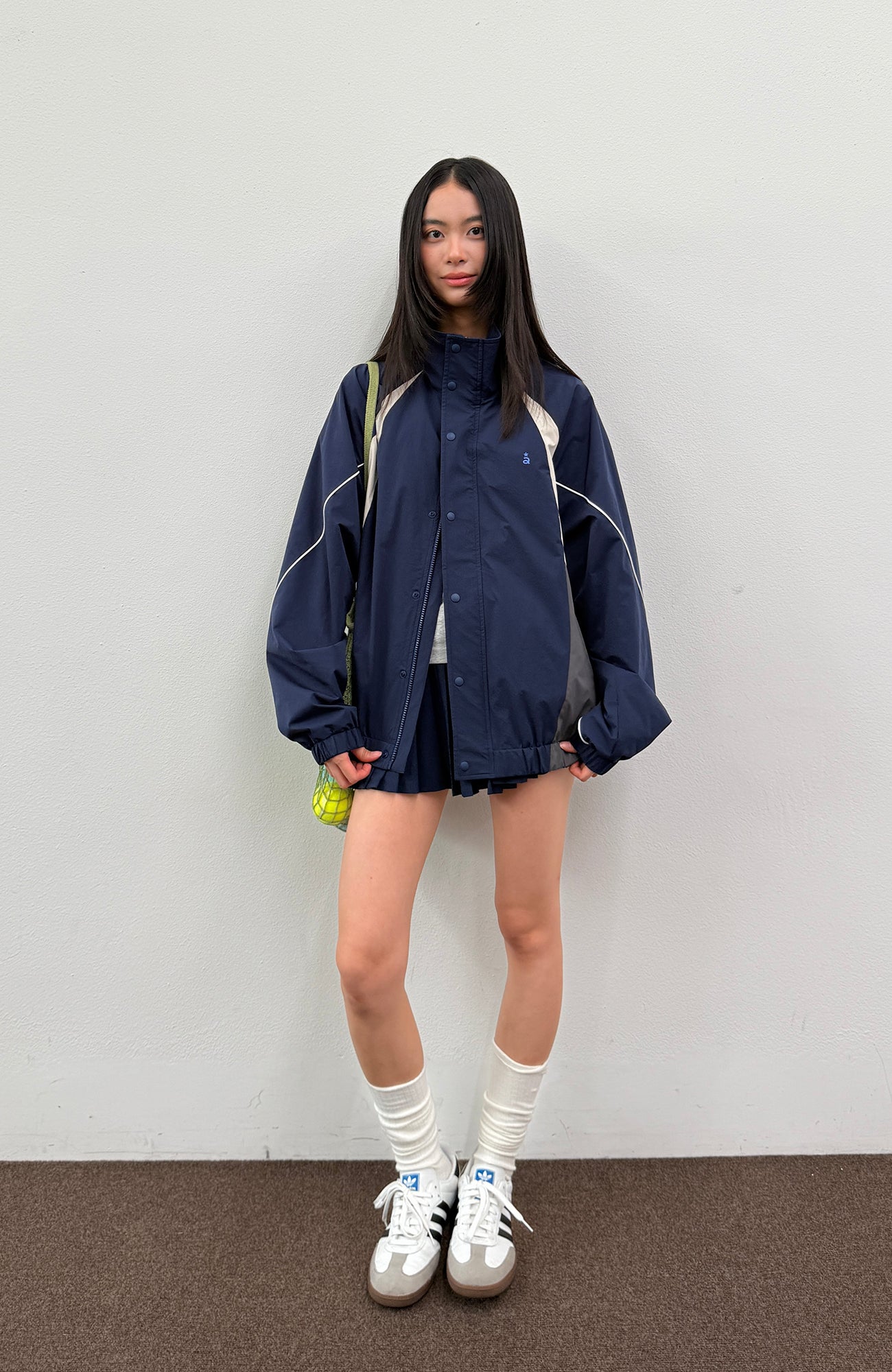 ROARINGWILD A ARCH Embroidered Graphic Raglan Jacket