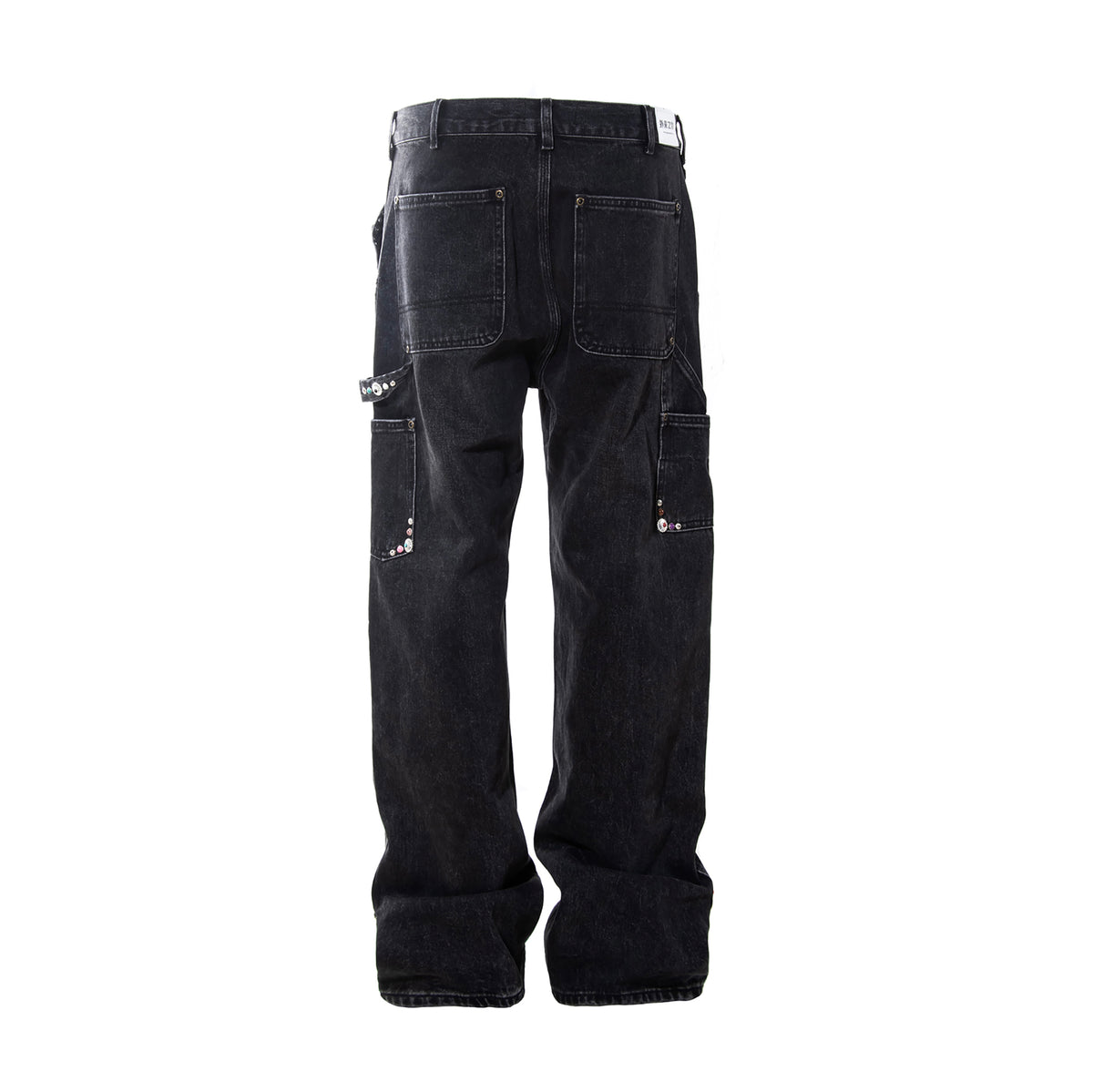 ZWDH Studded Relaxed-Fit Jeans