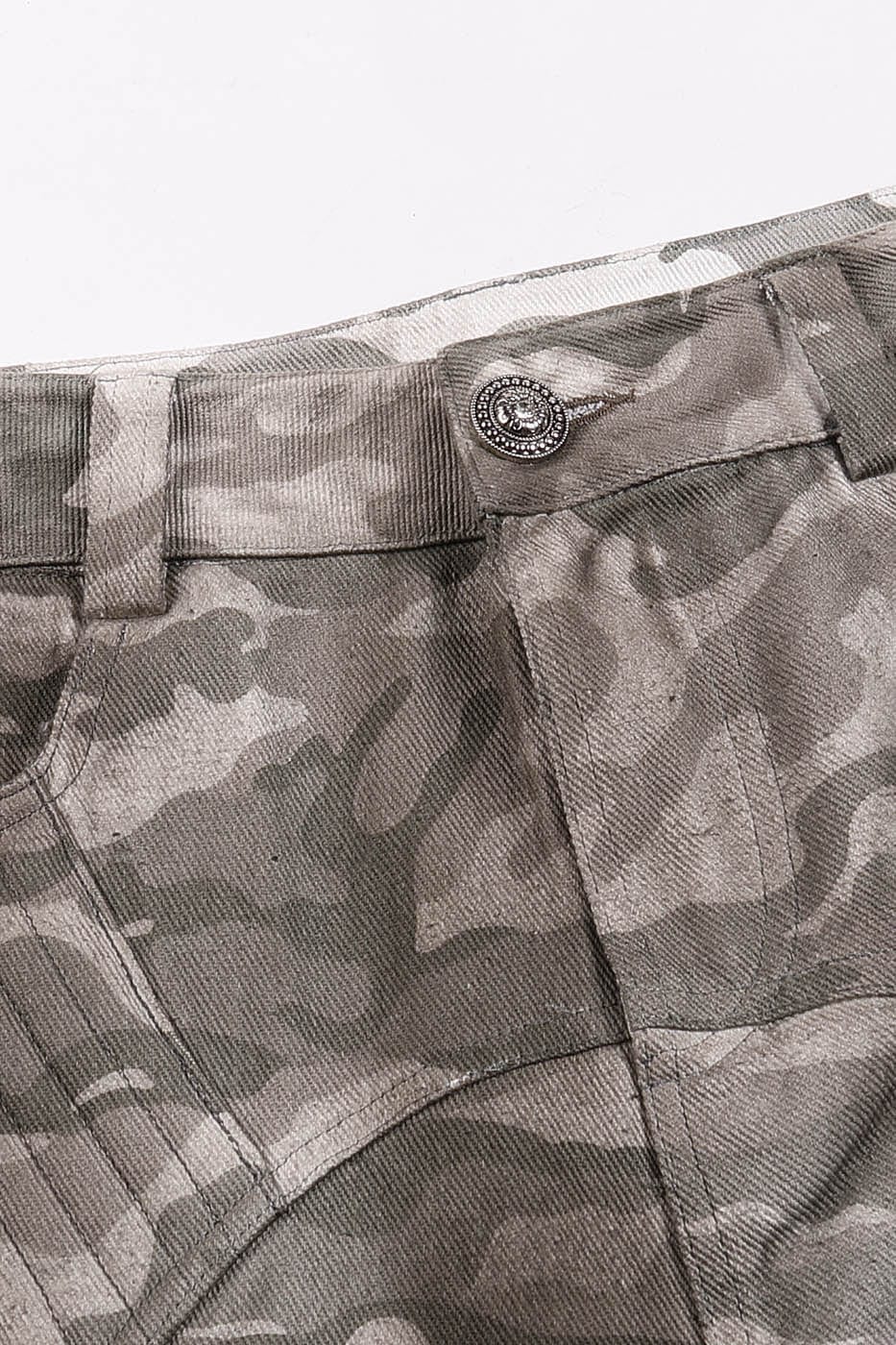 DND4DES Arc Spliced Tactical Camouflage Jeans, premium urban and streetwear designers apparel on PROJECTISR.com, DND4DES