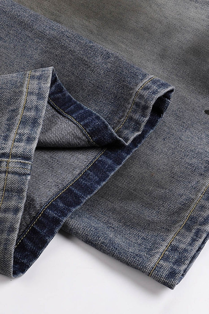 DND4DES Distressed Dusty Flared Jeans, premium urban and streetwear designers apparel on PROJECTISR.com, DND4DES