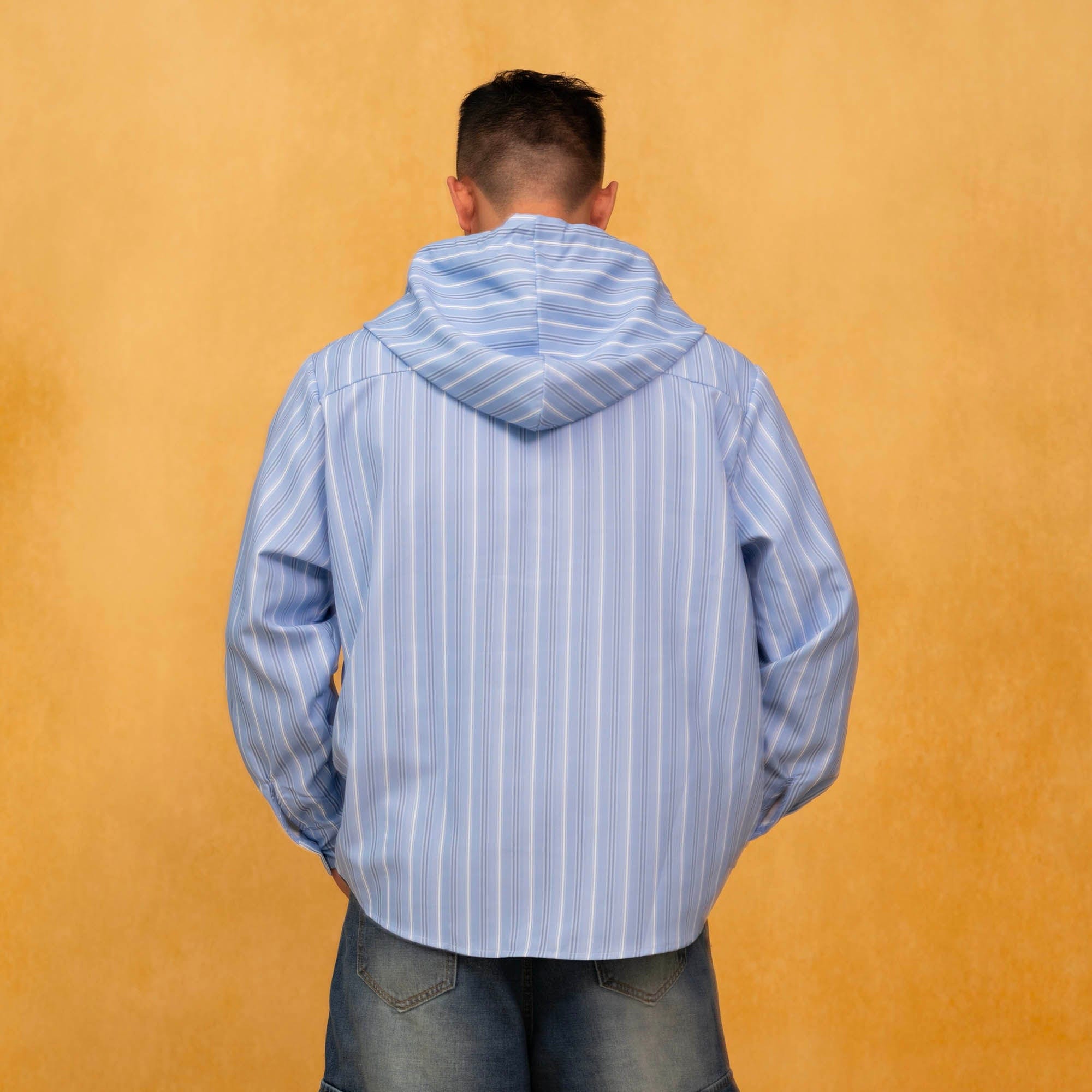 CLP Tie Graphic Striped Hooded Jacket