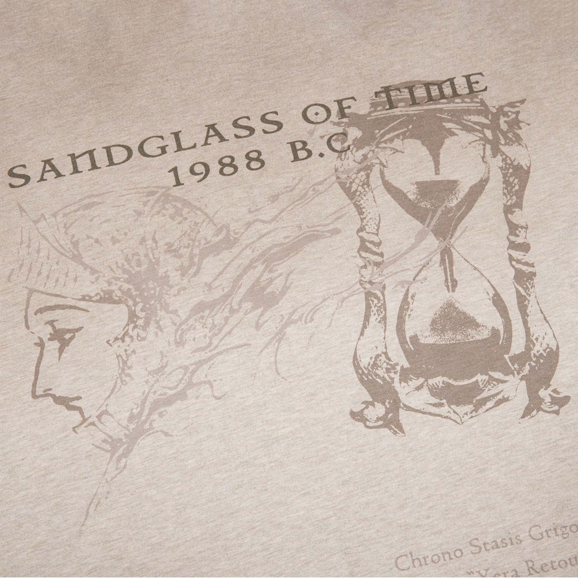 ESAIAS Hourglass Washed Gradient Raw-Edge T-Shirt, premium urban and streetwear designers apparel on PROJECTISR.com, ESAIAS