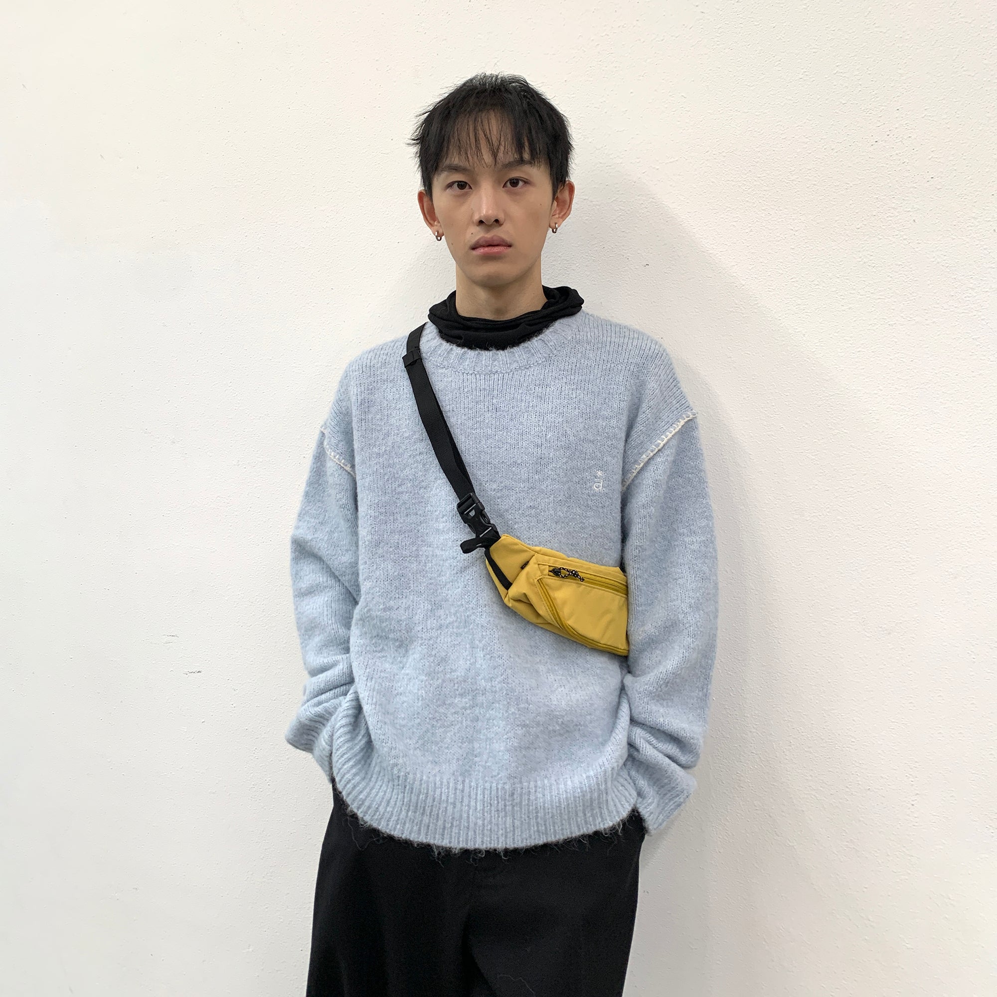 ROARINGWILD A ARCH Chunky Wool-Blend Knit Pullover