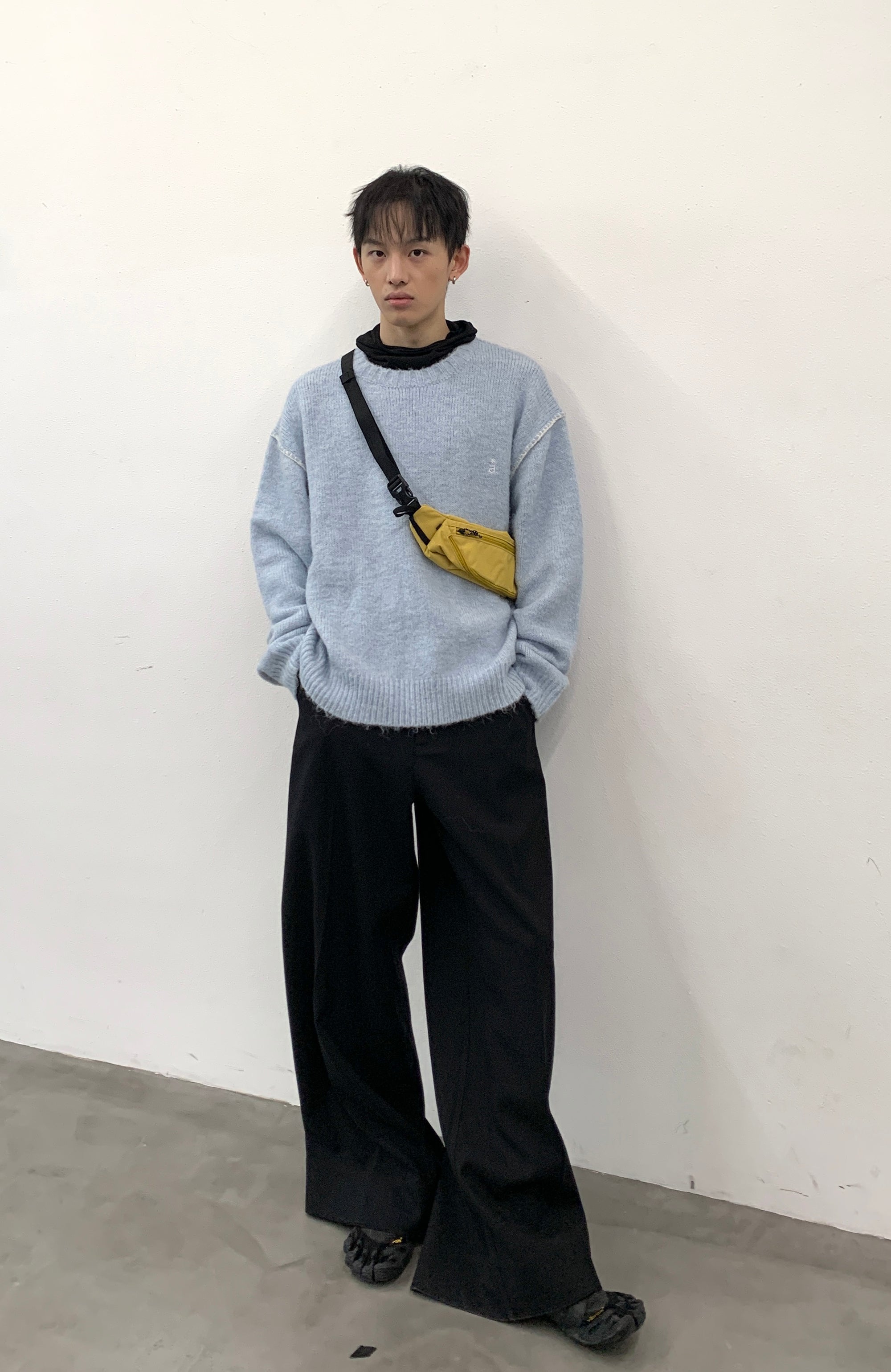 ROARINGWILD A ARCH Chunky Wool-Blend Knit Pullover