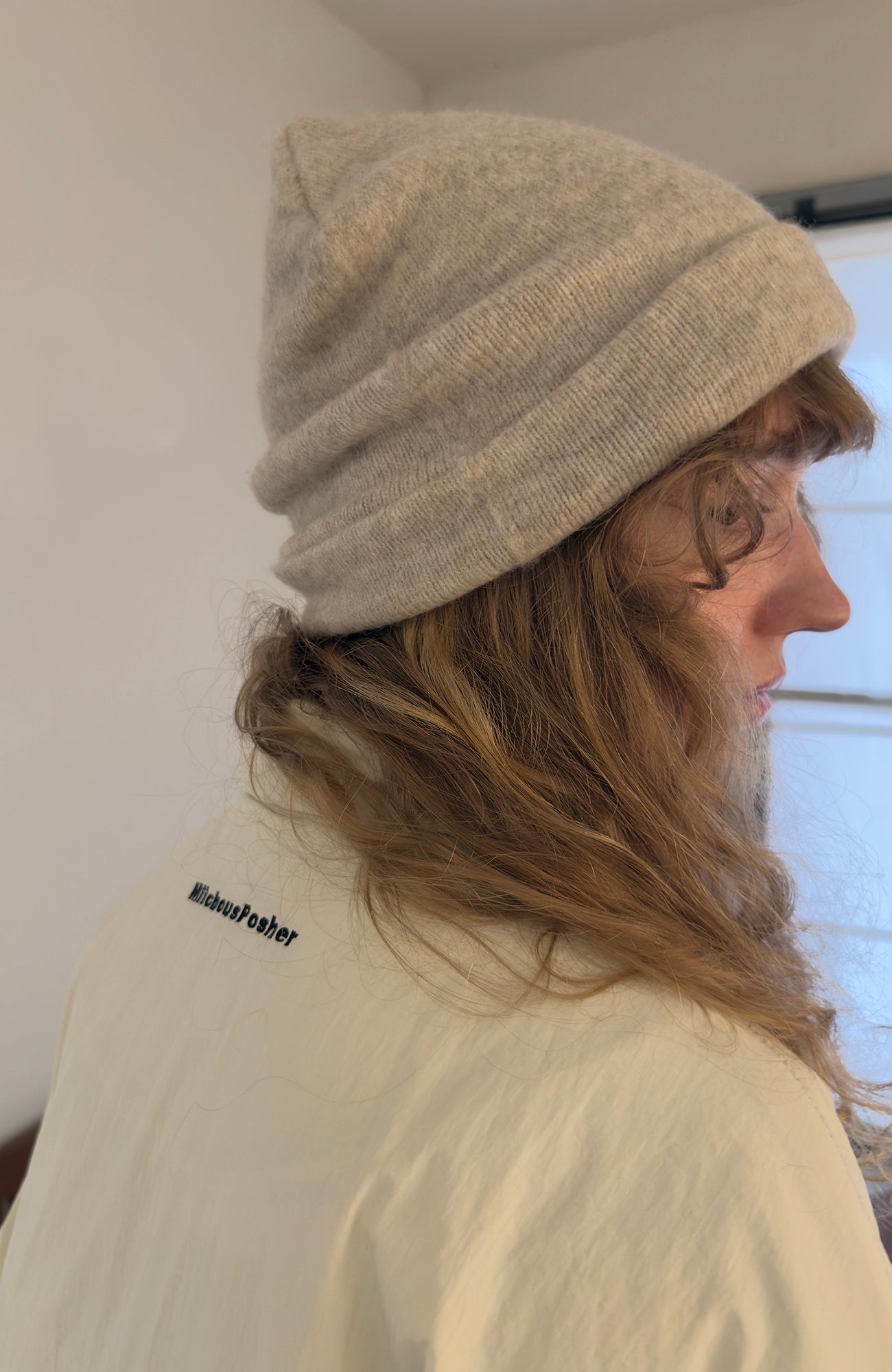 MIICHOUS Contrast Curved Paneled Padded Jacket