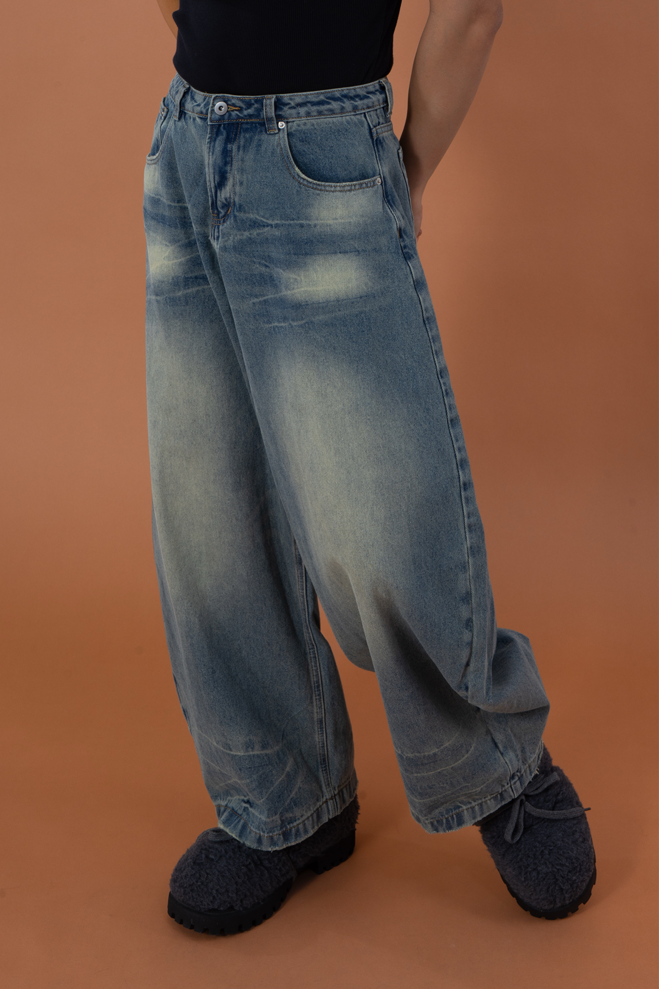 CLP Retro Washed Barrel Jeans