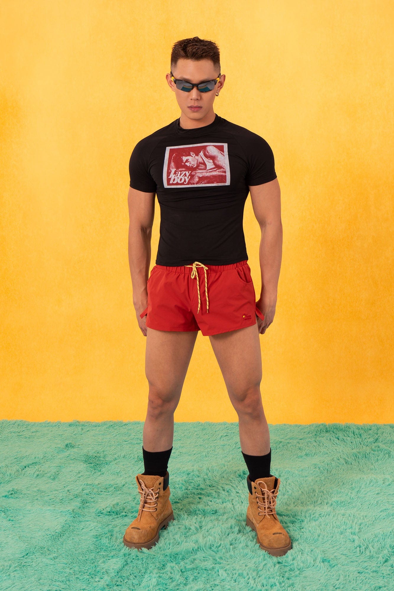 CLP Lazy Boy Graphic Slim T-Shirt, premium urban and streetwear designers apparel on PROJECTISR.com, CLP