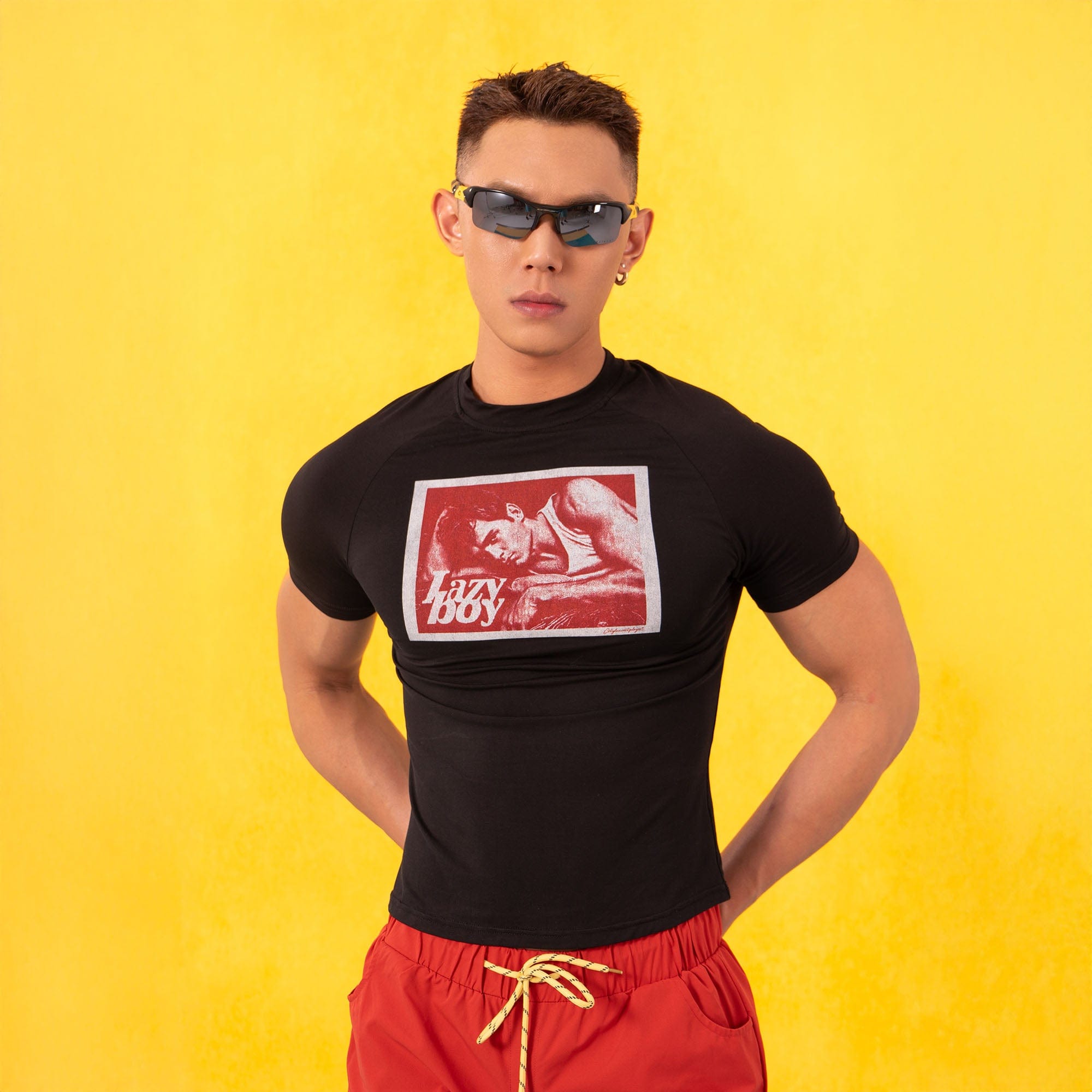 CLP Lazy Boy Graphic Slim T-Shirt, premium urban and streetwear designers apparel on PROJECTISR.com, CLP