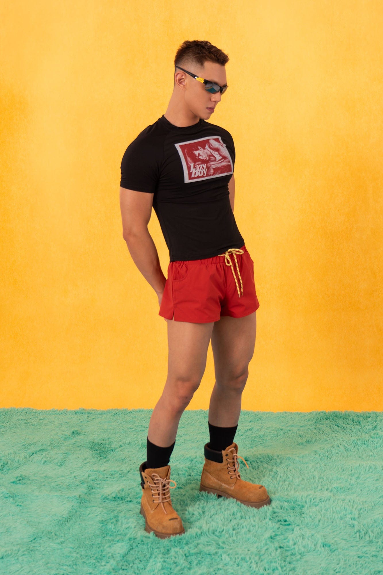CLP Lazy Boy Graphic Slim T-Shirt, premium urban and streetwear designers apparel on PROJECTISR.com, CLP