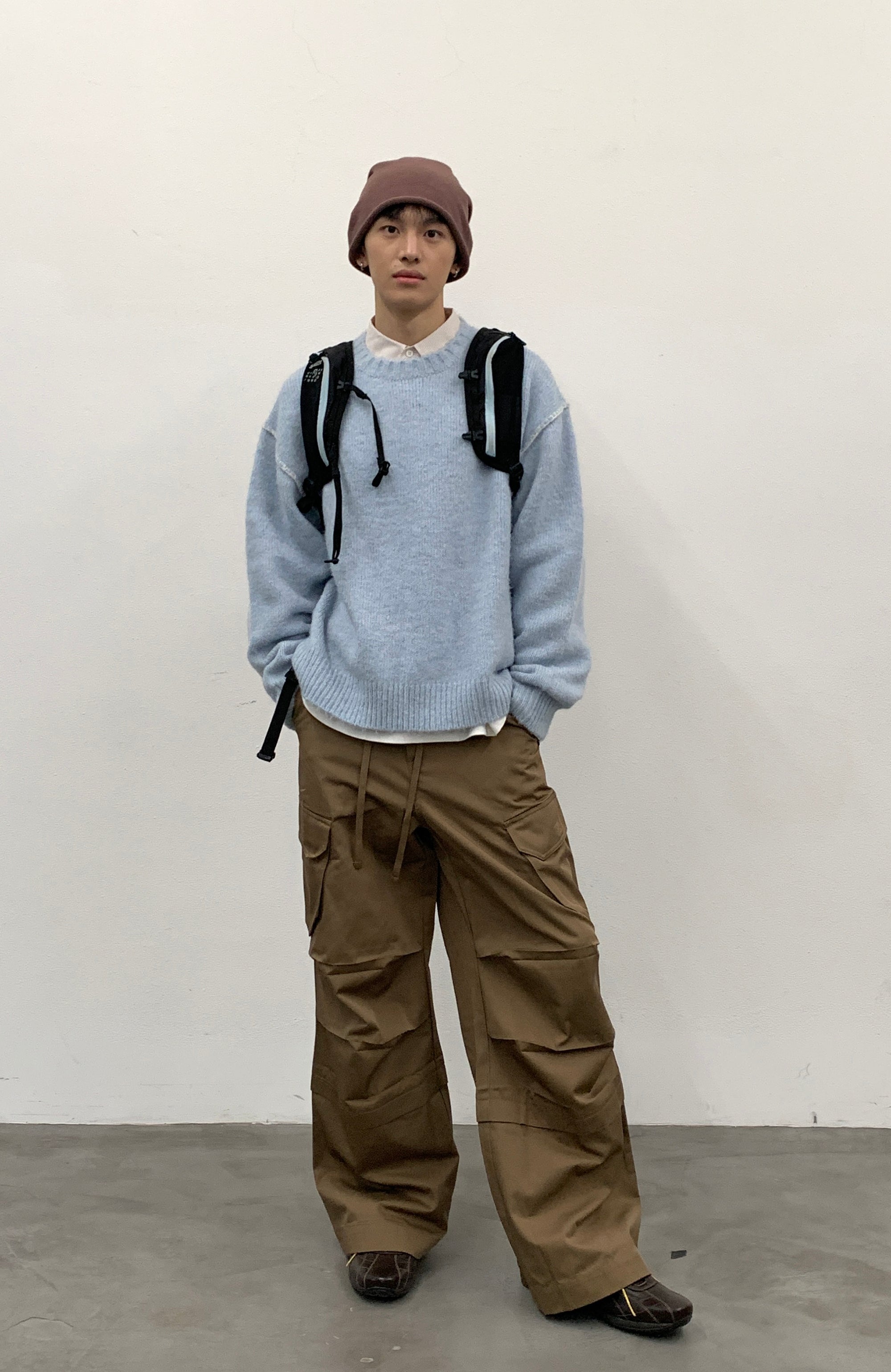 ROARINGWILD A ARCH Chunky Wool-Blend Knit Pullover