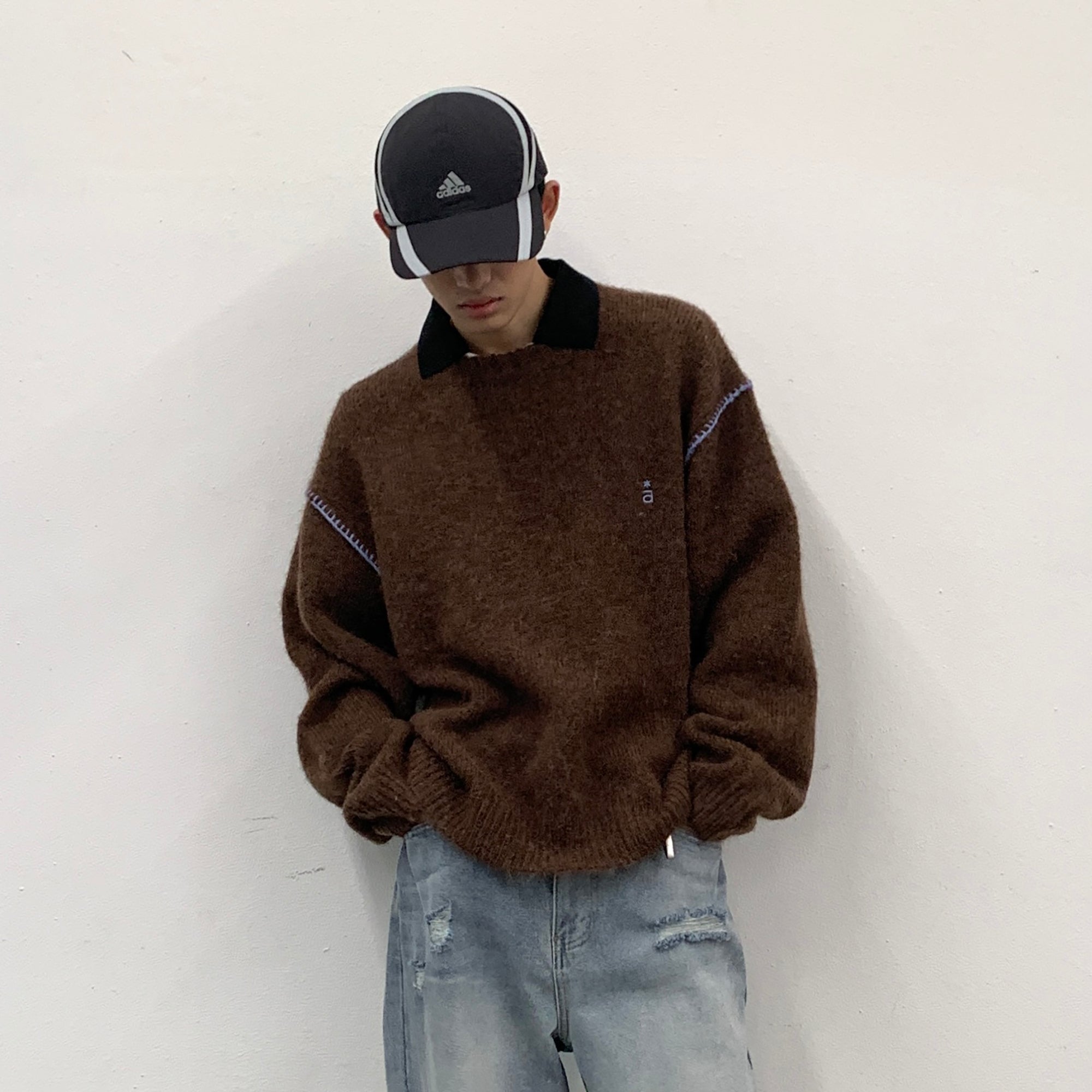 ROARINGWILD A ARCH Chunky Wool-Blend Knit Pullover