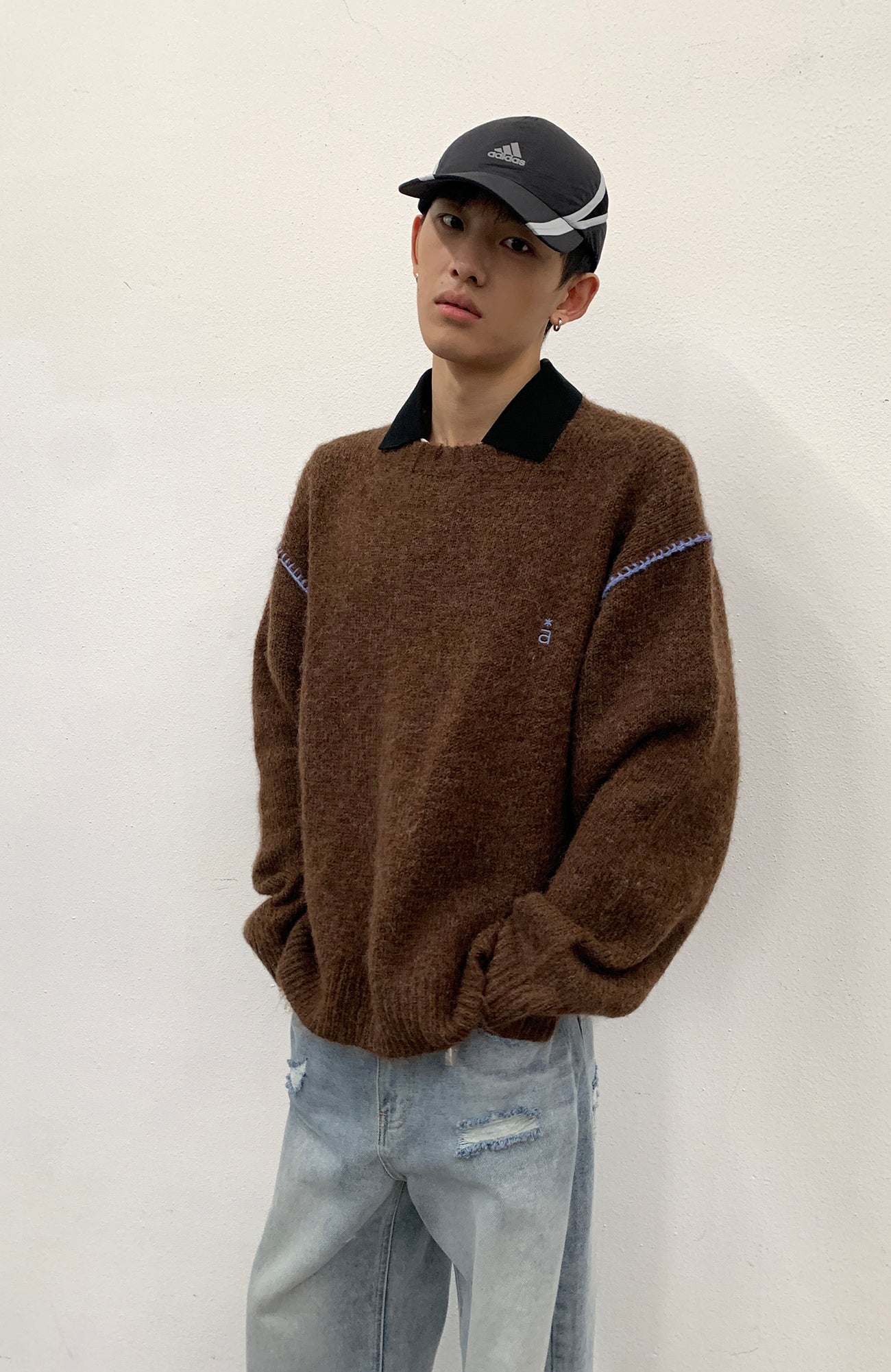 ROARINGWILD A ARCH Chunky Wool-Blend Knit Pullover