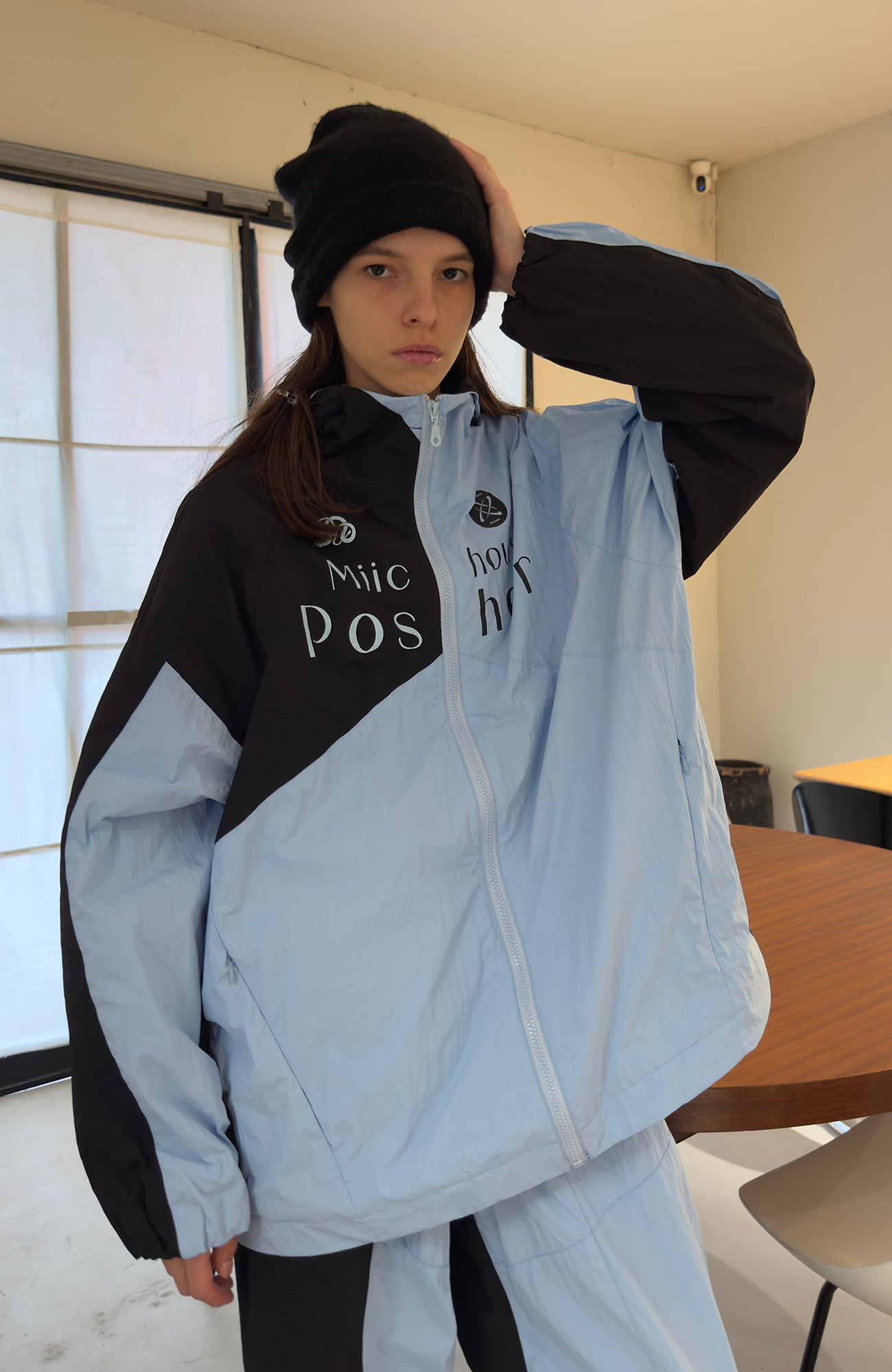 MIICHOUS Contrast Panel Detachable Liner Ski Jacket