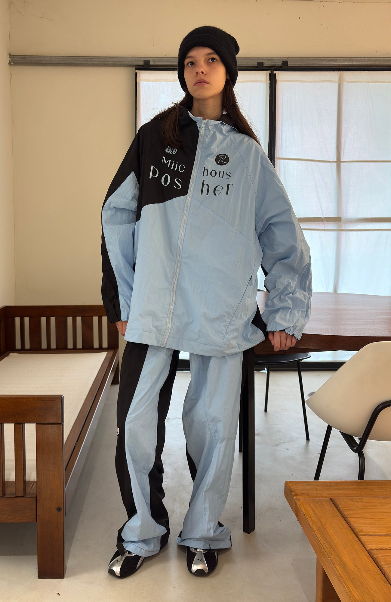 MIICHOUS Contrast Panel Detachable Liner Ski Jacket