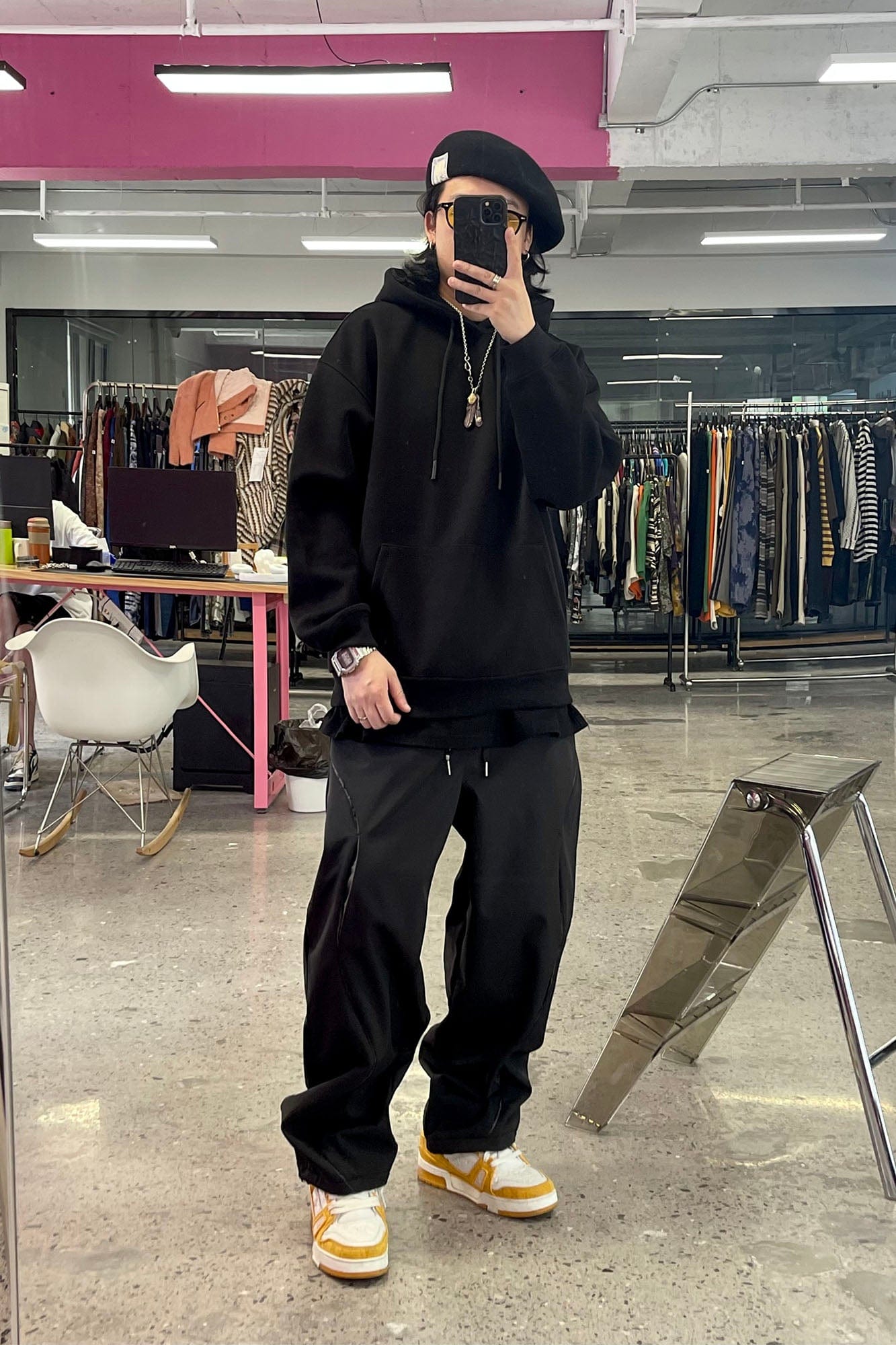 ME DA IGUAL Fleece-Lined Paneled Drawstring Pants, premium urban and streetwear designers apparel on PROJECTISR.com, ME DA IGUAL