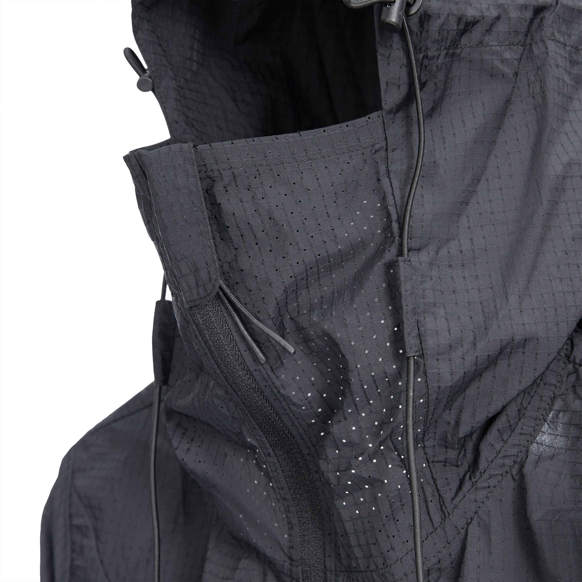 CATSSTAC Arc Panel Dual-Zip UV Protect Hooded Jacket, premium urban and streetwear designers apparel on PROJECTISR.com, CATSSTAC