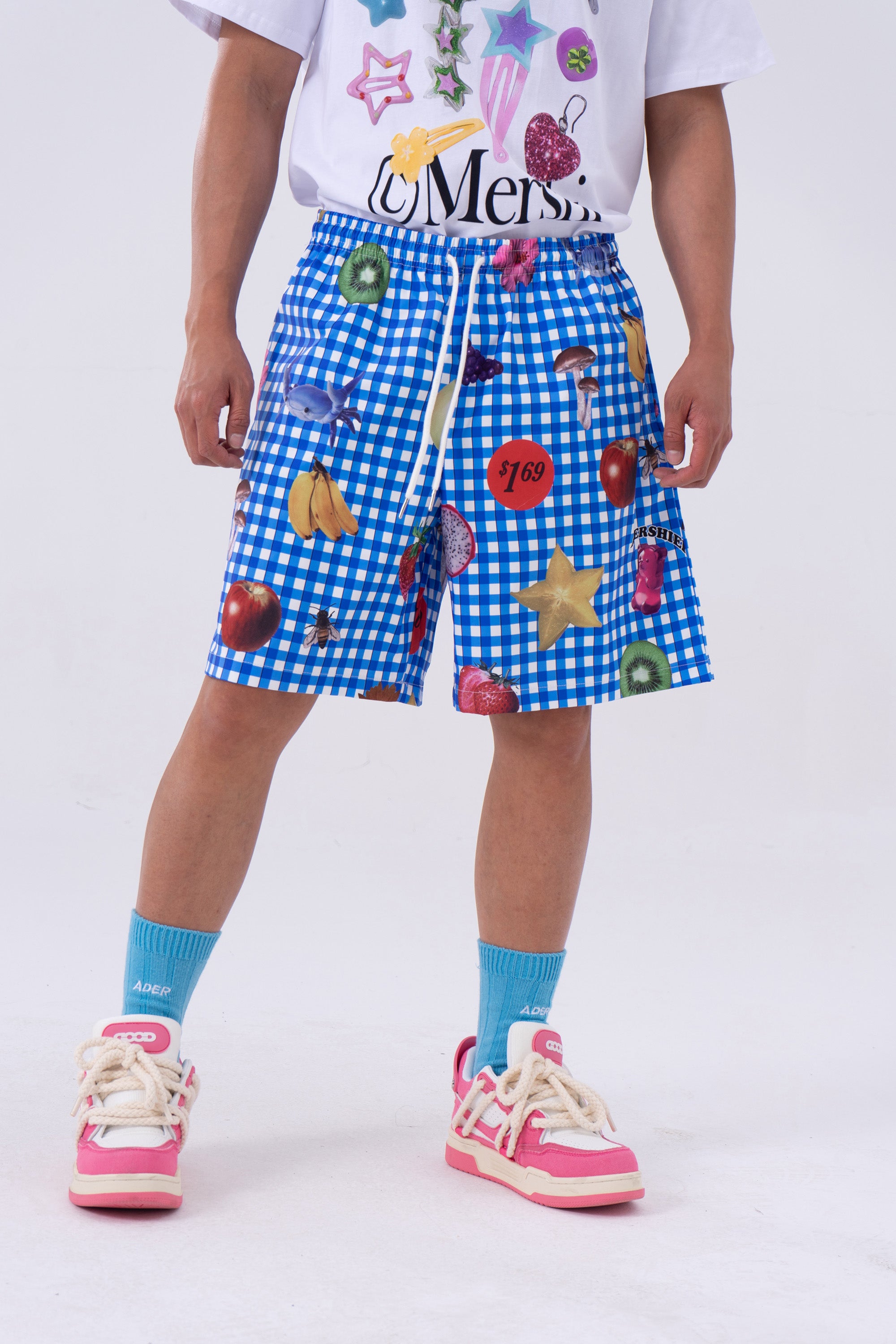 CLP Fruits Plaid Shorts