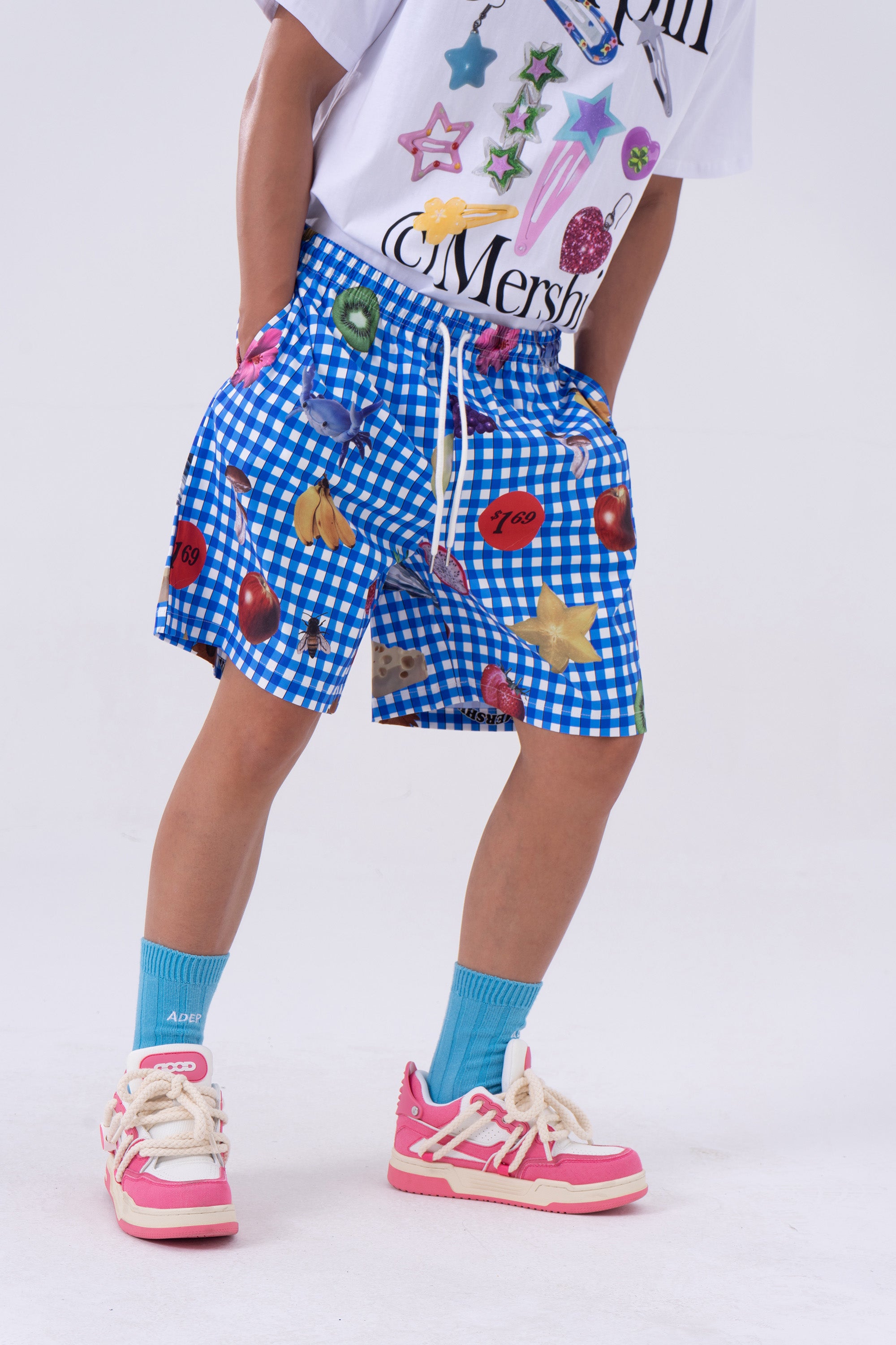 CLP Fruits Plaid Shorts