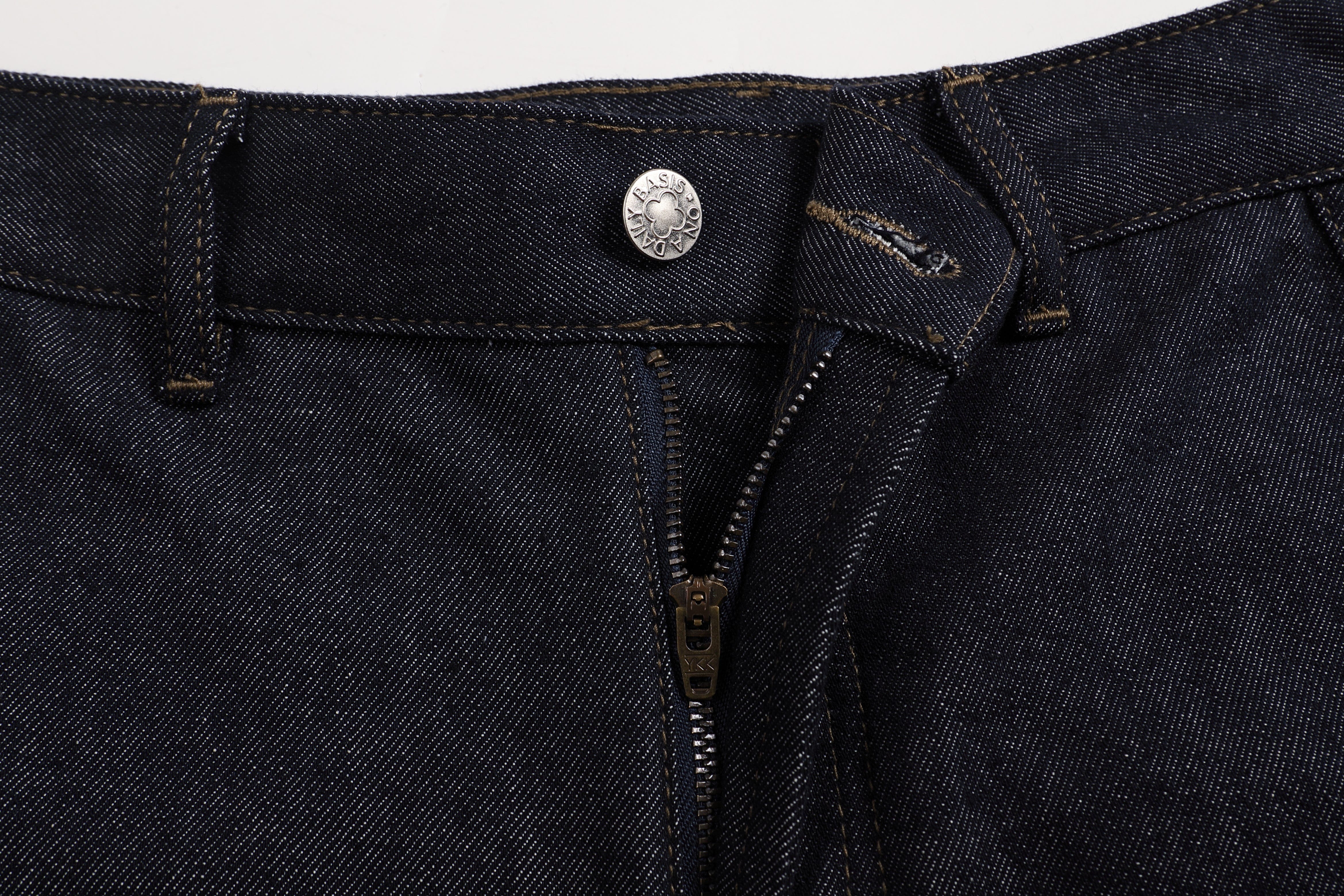 ONADAILYBASIS Essential Curved Paneled Raw Jeans, premium urban and streetwear designers apparel on PROJECTISR.com, ONADAILYBASIS