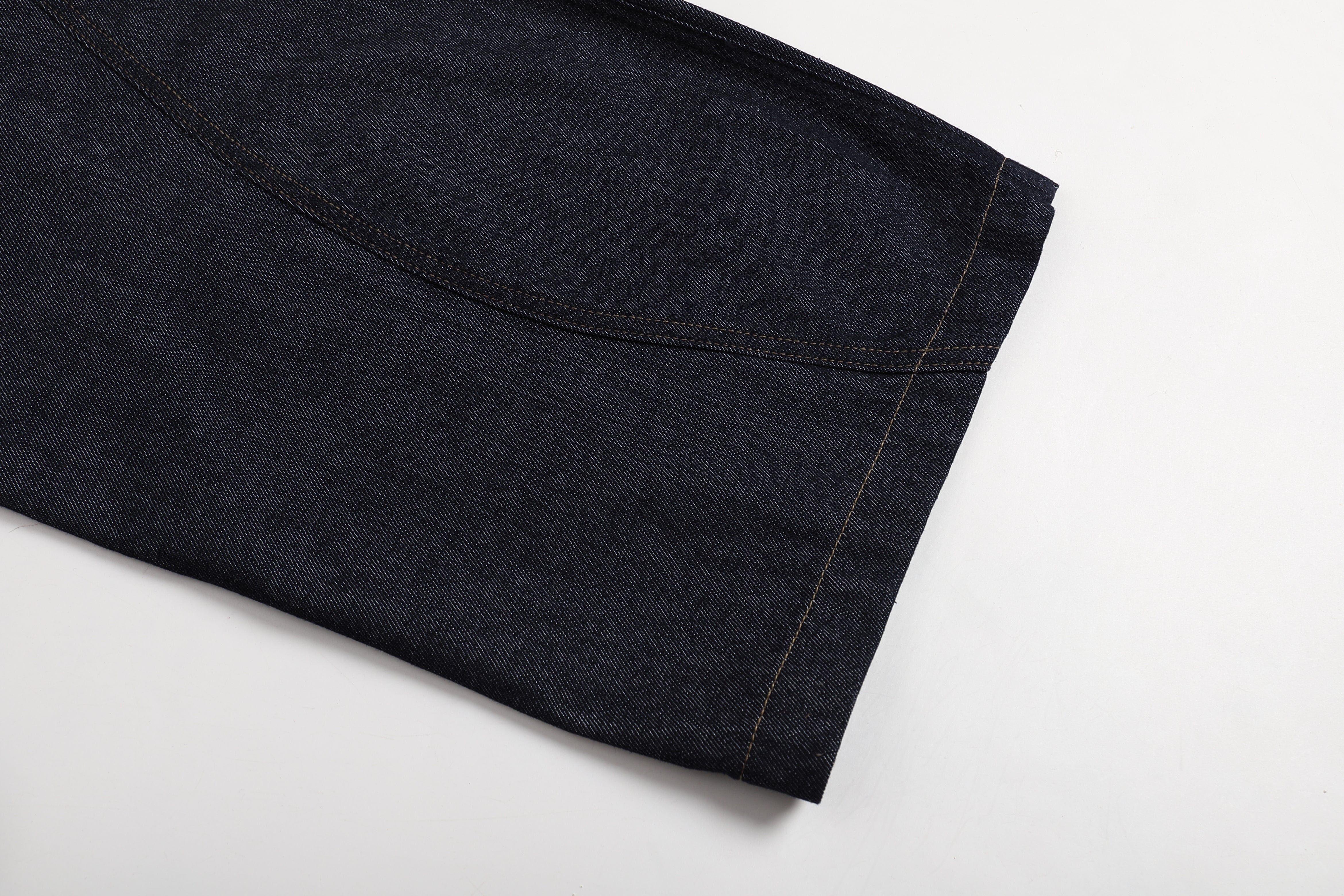 ONADAILYBASIS Essential Curved Paneled Raw Jeans, premium urban and streetwear designers apparel on PROJECTISR.com, ONADAILYBASIS