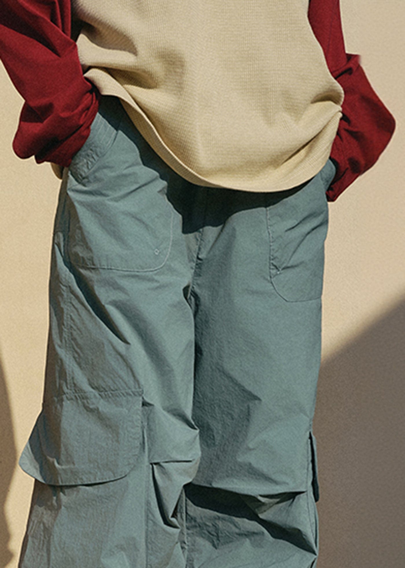 OSCILL Big-Pocket Parachute Pants