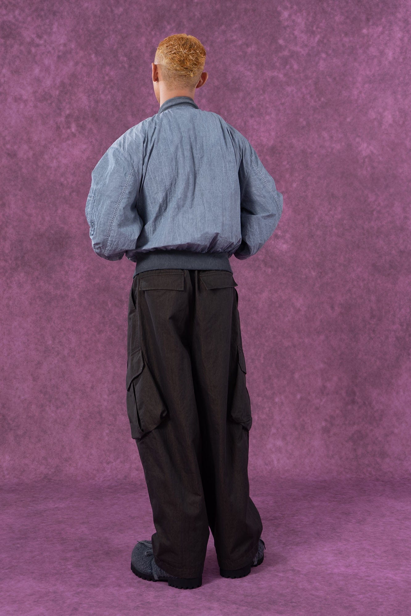 CLP Faded Crinkled Bomber Jacket, premium urban and streetwear designers apparel on PROJECTISR.com, CLP