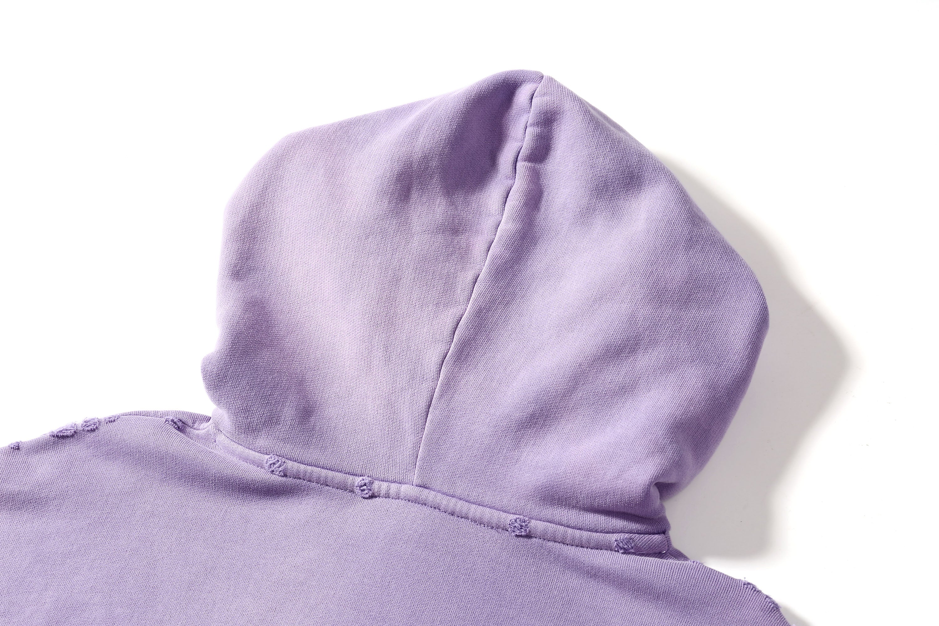 ULIPERY Distressed Gradient Oversized Hoodie Purple, premium urban and streetwear designers apparel on PROJECTISR.com, ULIPERY