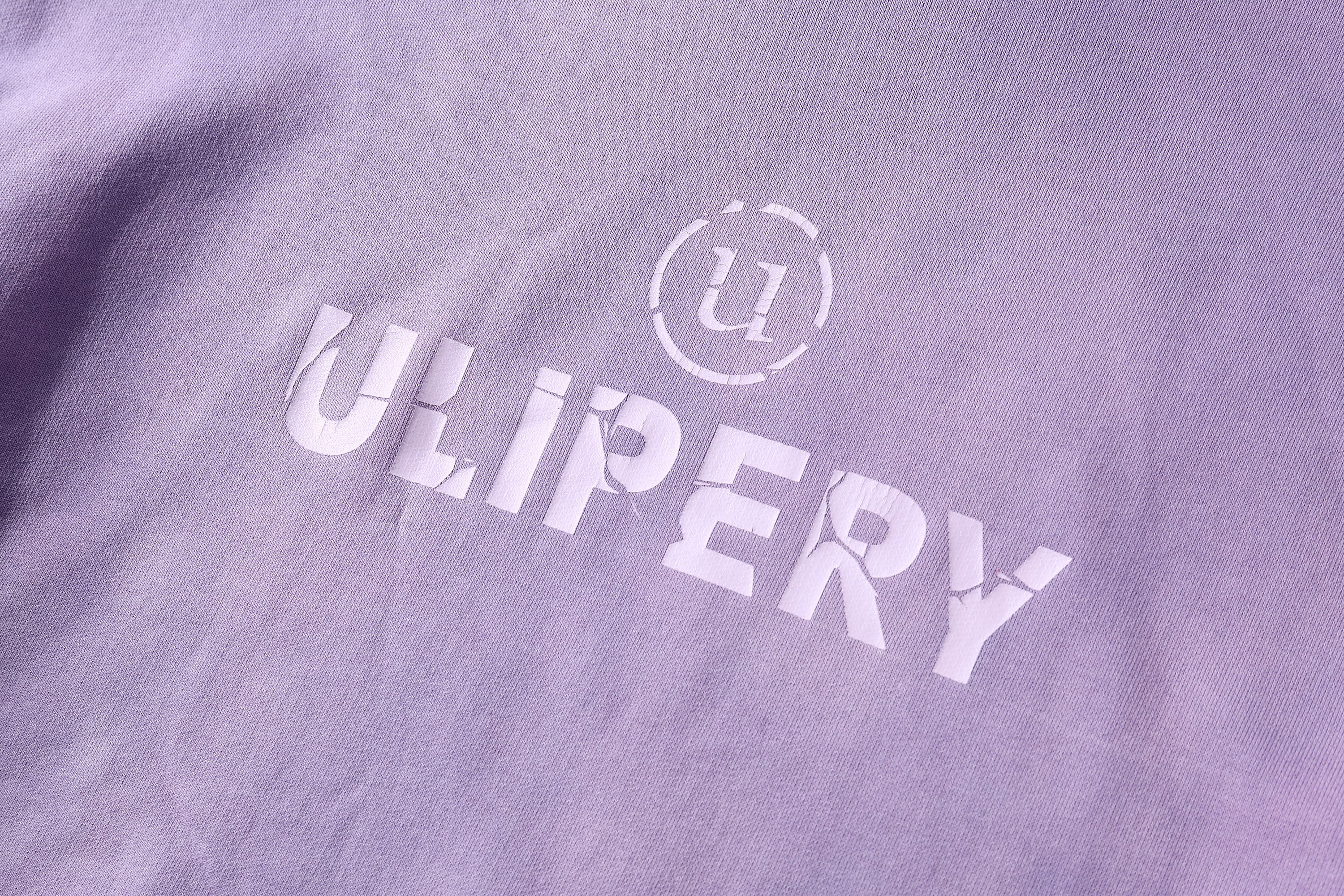 ULIPERY Distressed Gradient Oversized Hoodie Purple, premium urban and streetwear designers apparel on PROJECTISR.com, ULIPERY