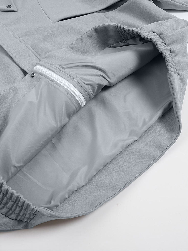 49PERCENT LABELROOM Deconstructed Spliced Rivet Jacket, premium urban and streetwear designers apparel on PROJECTISR.com, 49PERCENT