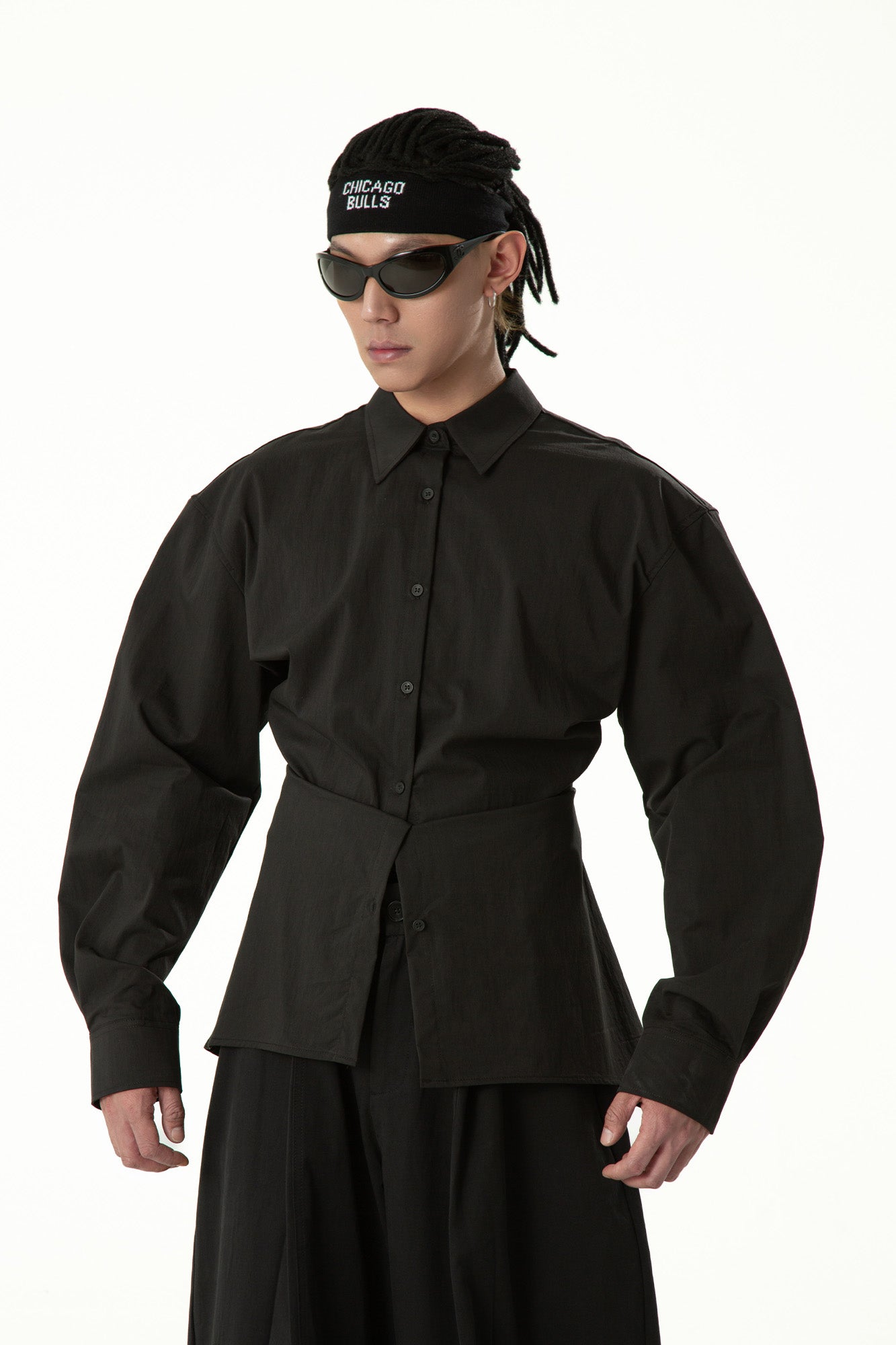 CLP Tailored Waist-Cinched Shirt, premium urban and streetwear designers apparel on PROJECTISR.com, CLP