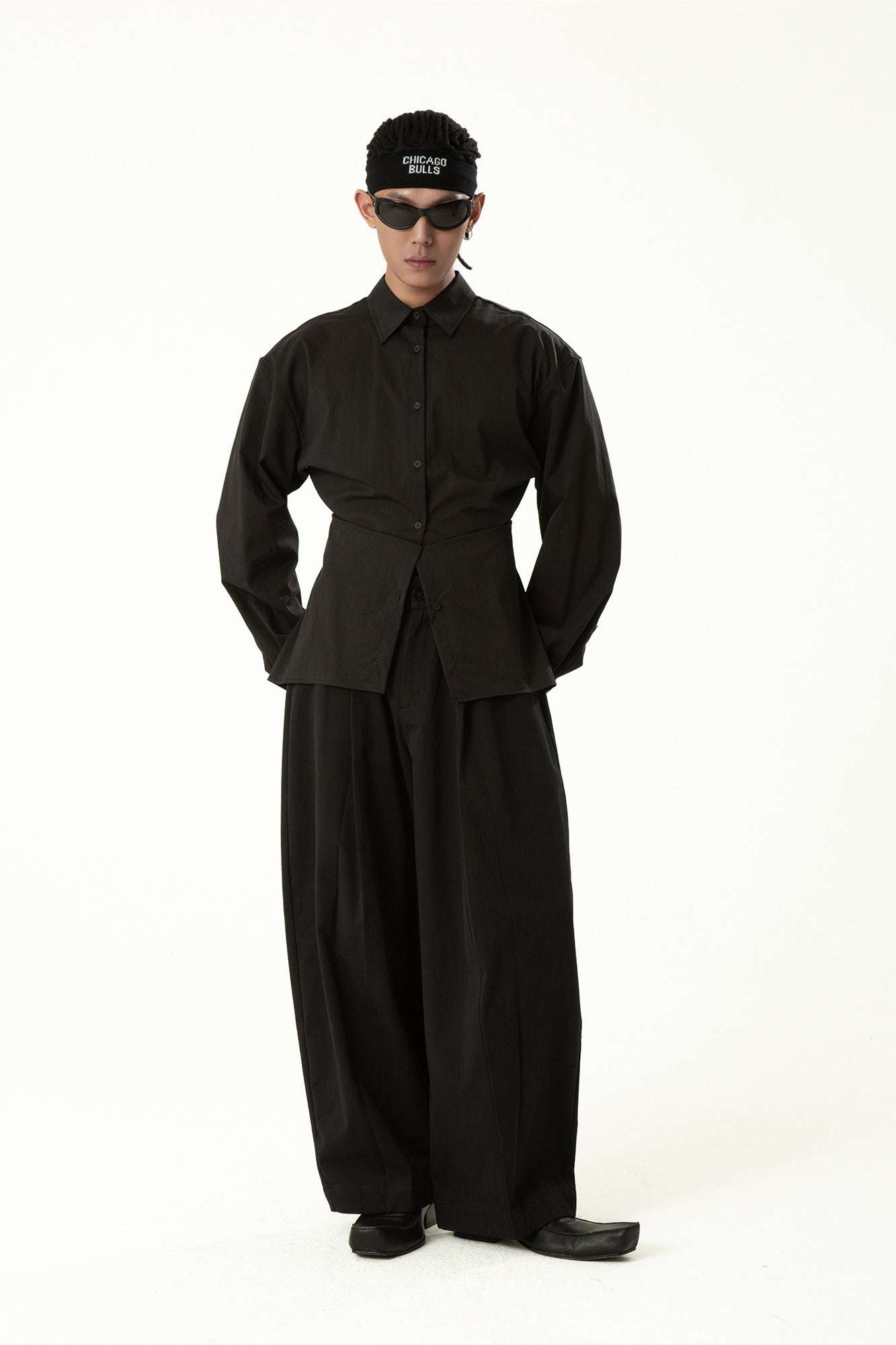 CLP Tailored Waist-Cinched Shirt, premium urban and streetwear designers apparel on PROJECTISR.com, CLP