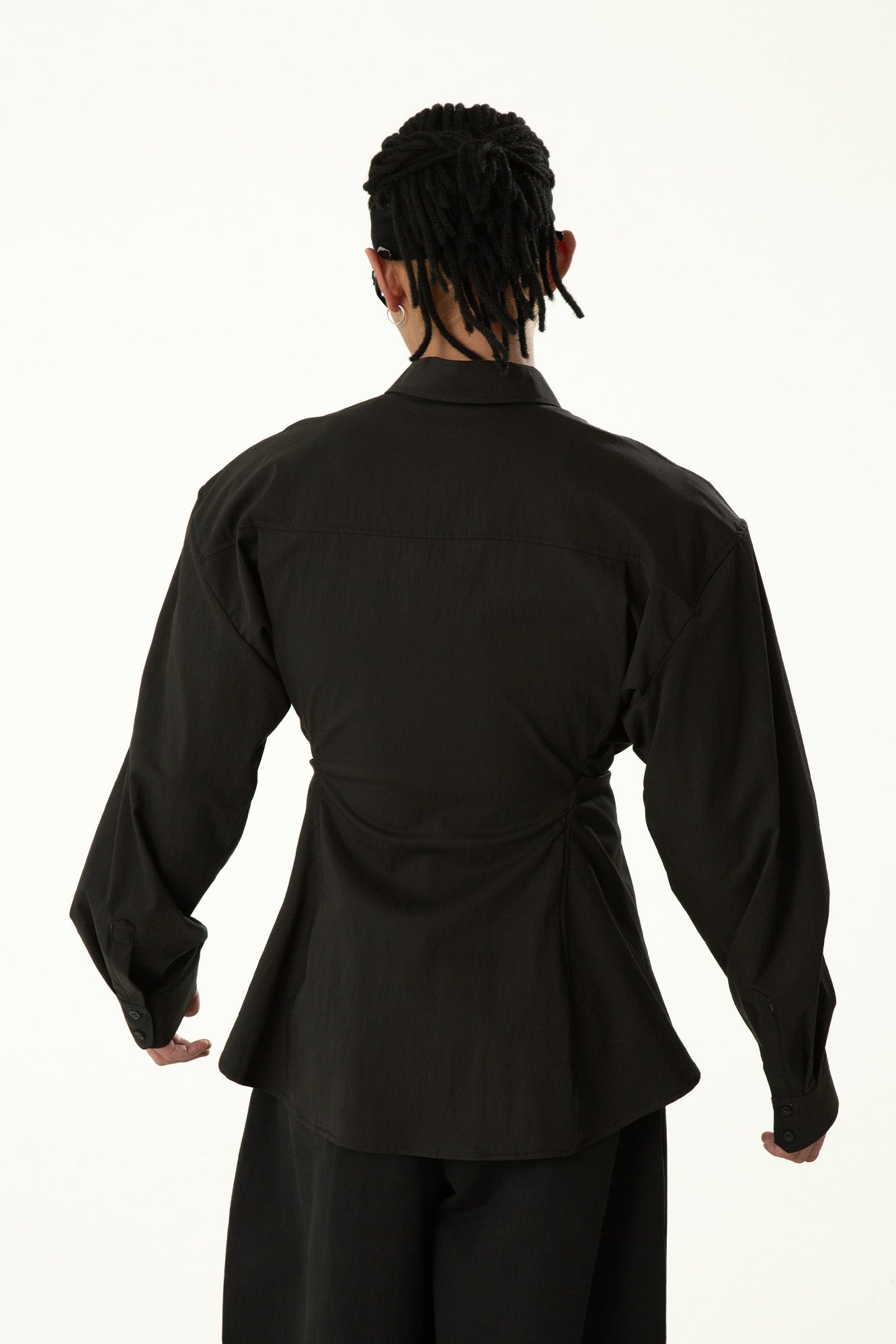 CLP Tailored Waist-Cinched Shirt, premium urban and streetwear designers apparel on PROJECTISR.com, CLP