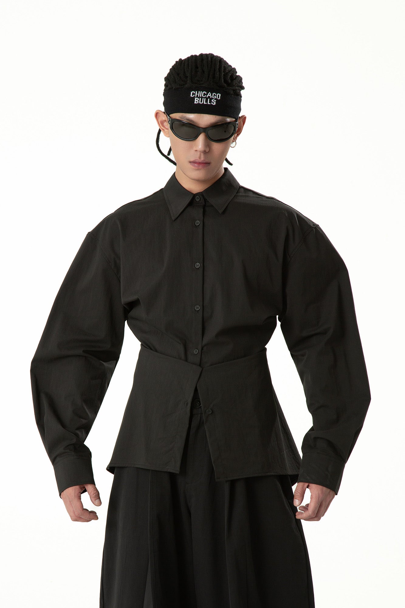 CLP Tailored Waist-Cinched Shirt, premium urban and streetwear designers apparel on PROJECTISR.com, CLP