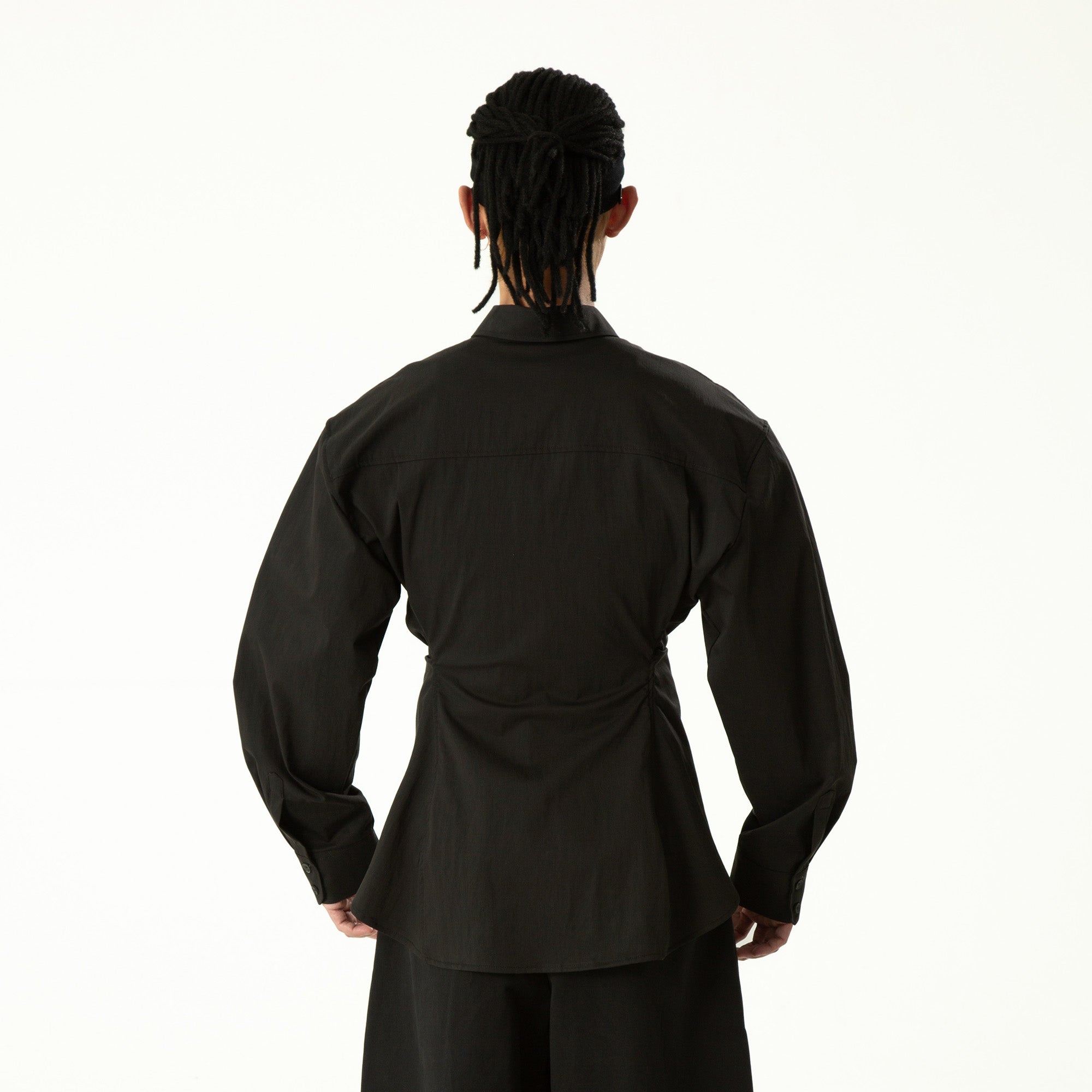 CLP Tailored Waist-Cinched Shirt, premium urban and streetwear designers apparel on PROJECTISR.com, CLP