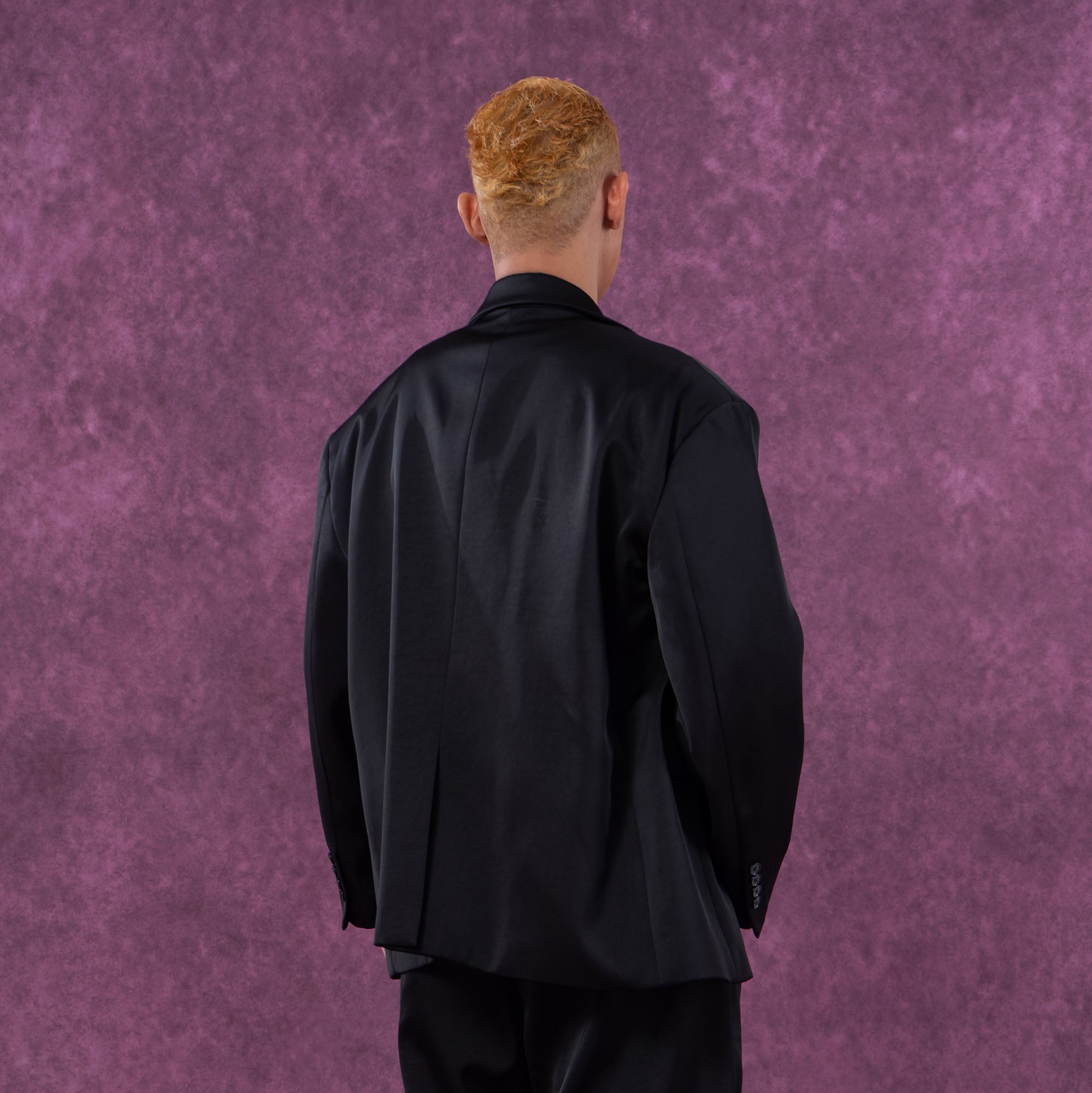 CLP Satin Double-Breasted Oversized Blazer, premium urban and streetwear designers apparel on PROJECTISR.com, CLP