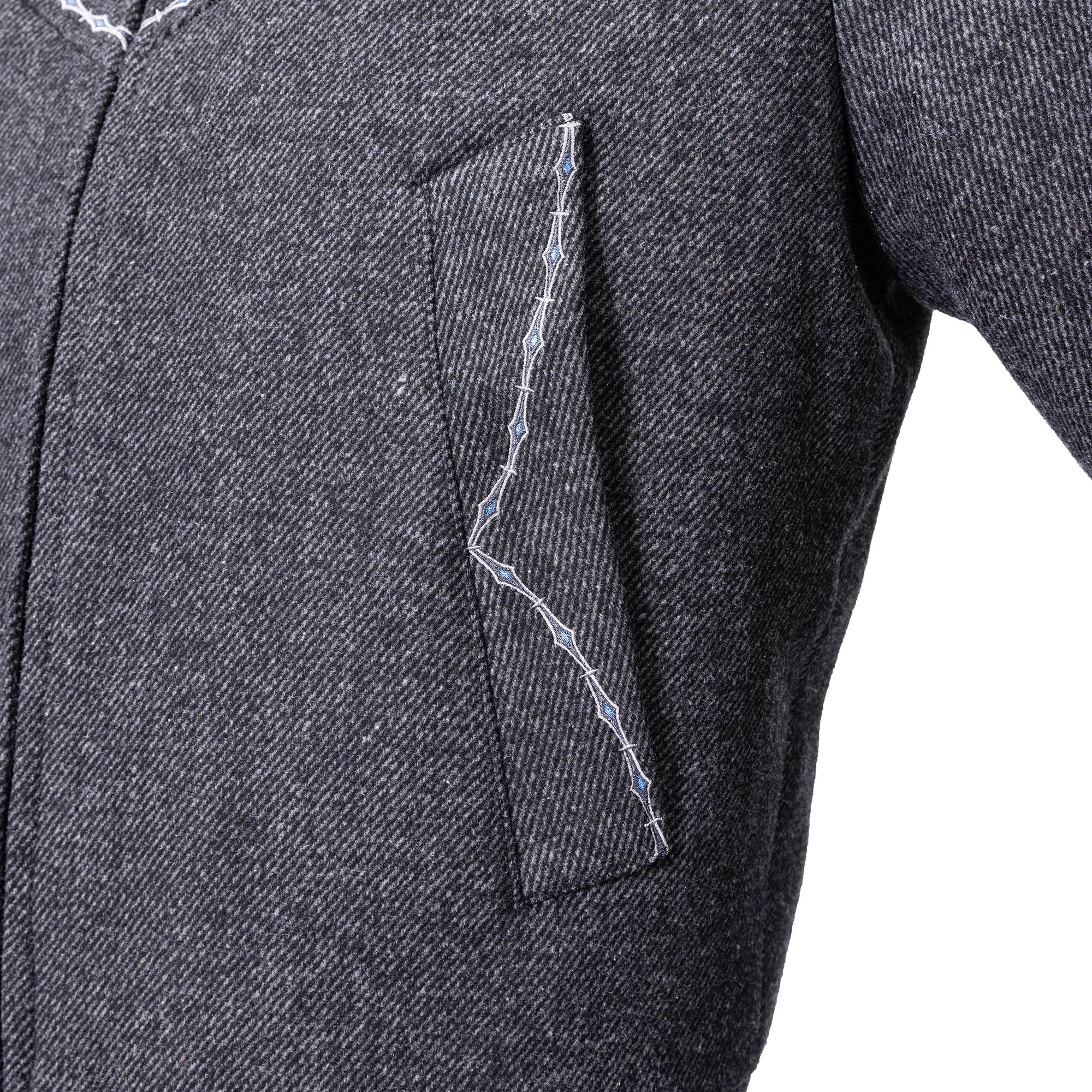 CATSSTAC Contrast-Stitched Wool-Blend Jacket, premium urban and streetwear designers apparel on PROJECTISR.com, CATSSTAC