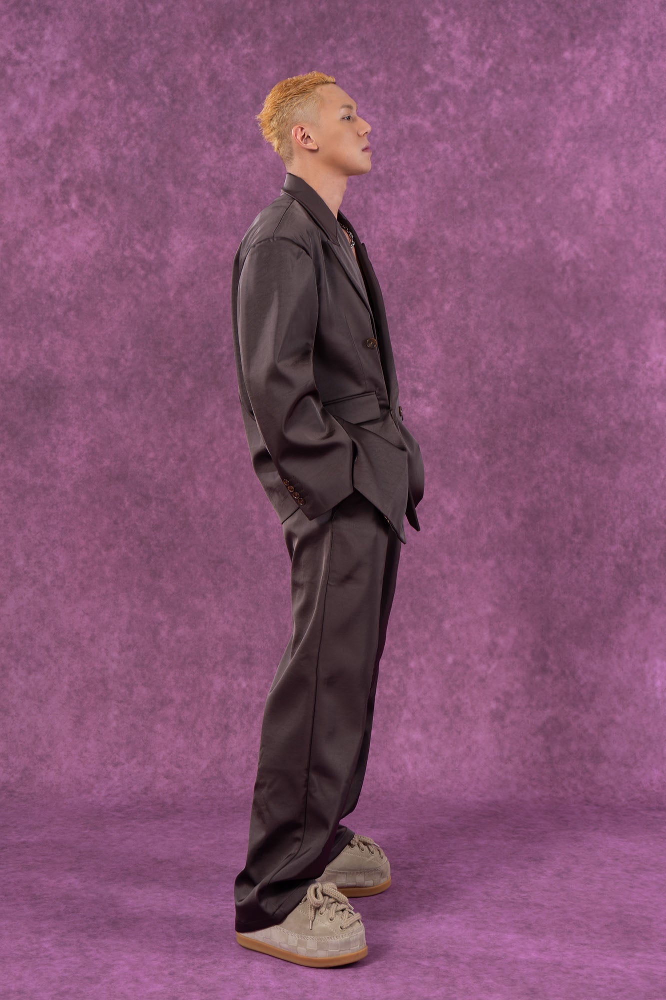CLP Satin Straight-Leg Pants, premium urban and streetwear designers apparel on PROJECTISR.com, CLP