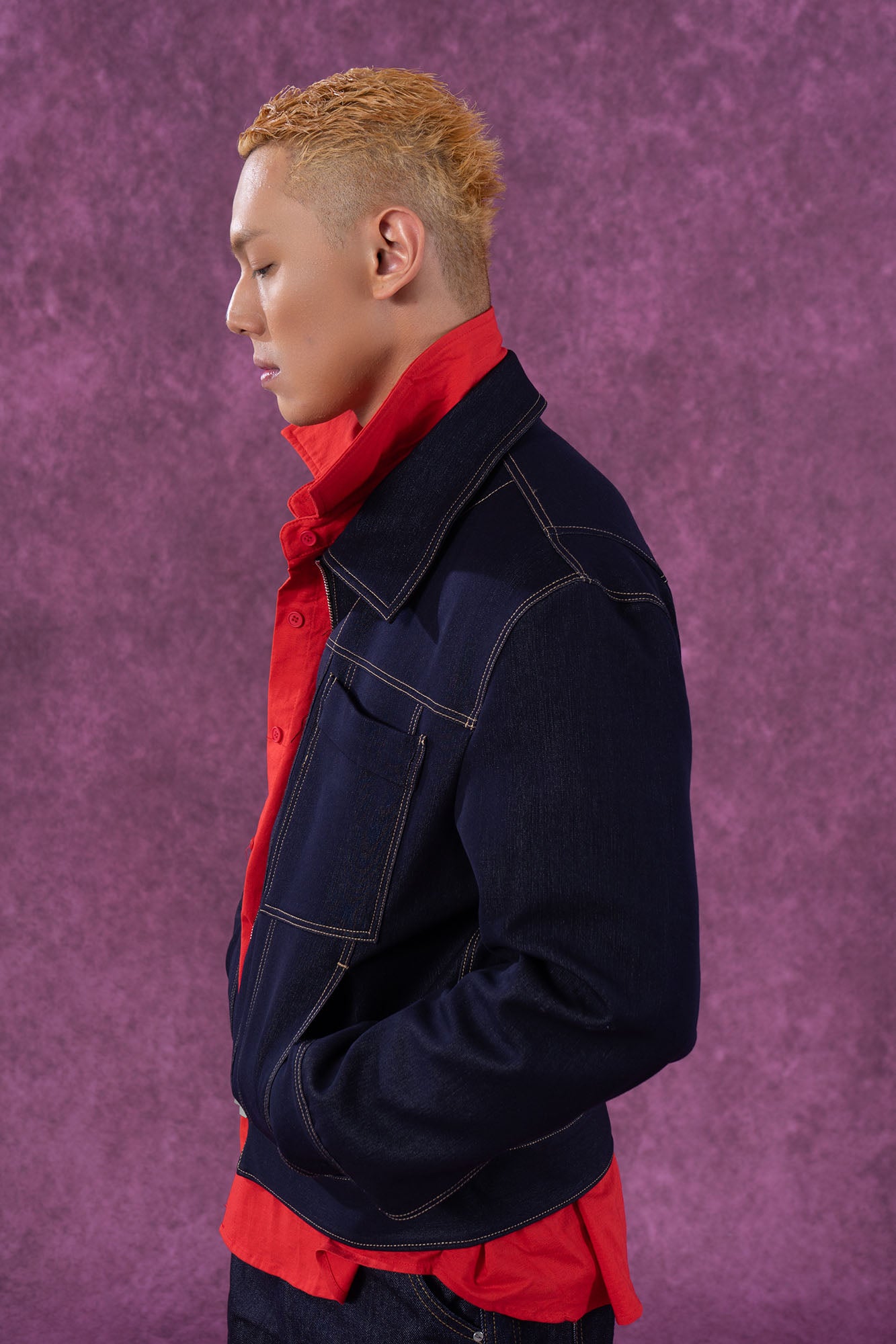 CLP Classical Stitched Utility Denim Jacket, premium urban and streetwear designers apparel on PROJECTISR.com, CLP
